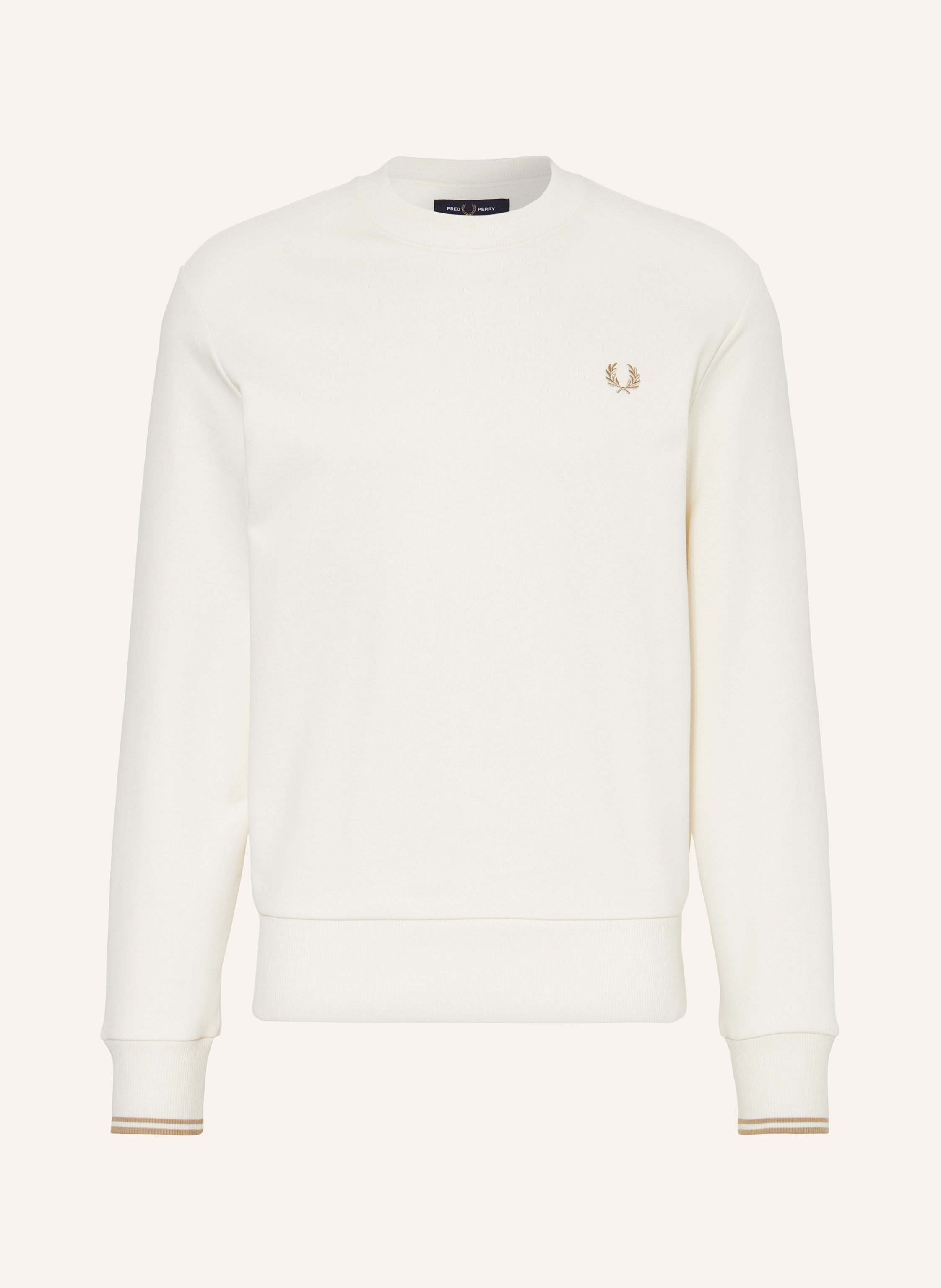 FRED PERRY Sweatshirt M7535 in ecru