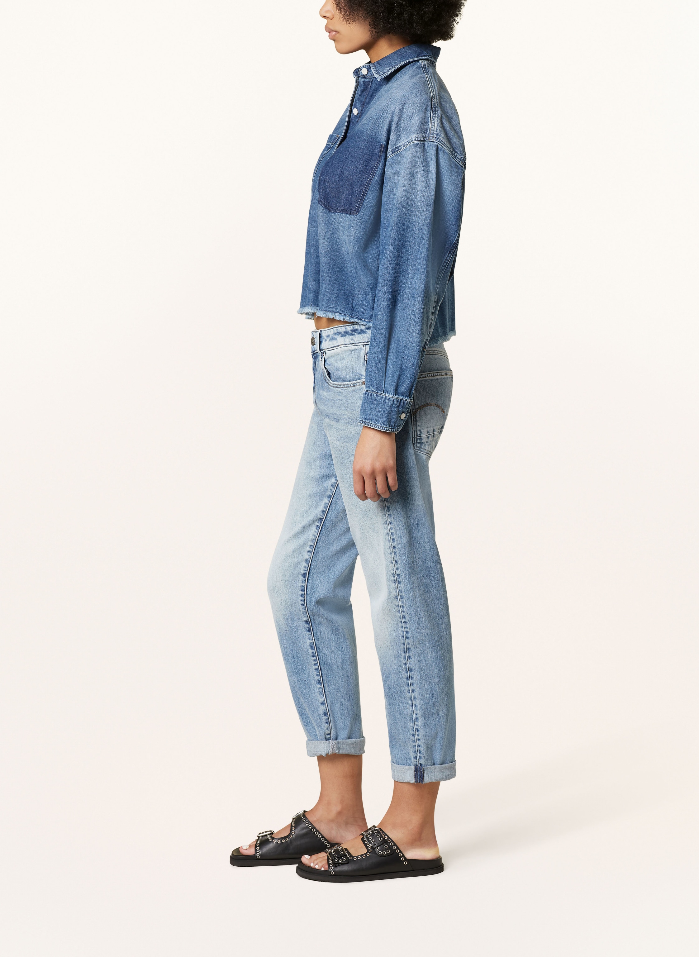 Thumbnail - G-Star Boyfriend Jeans Kate blau