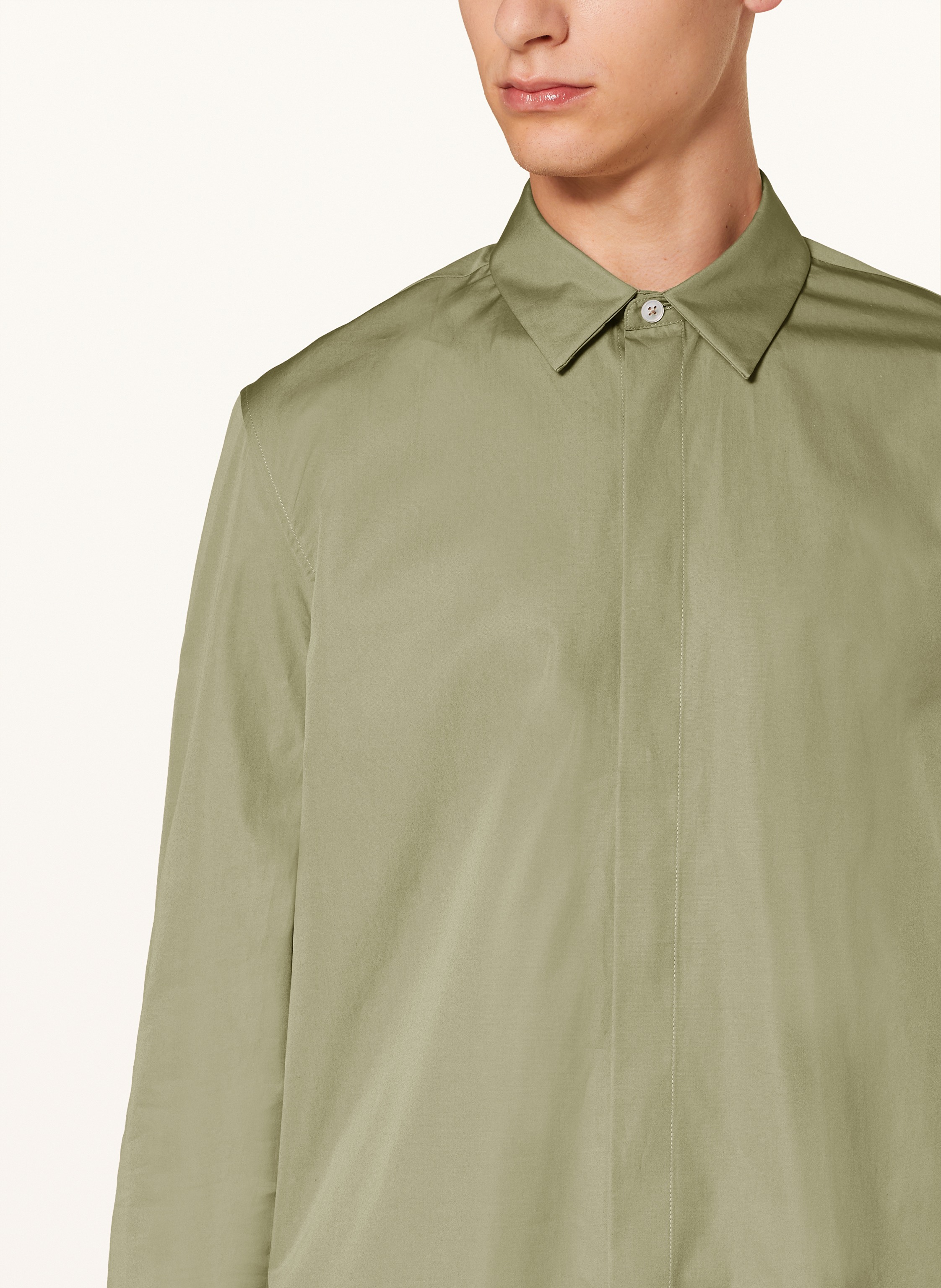 Thumbnail - Jil Sander Hemd Comfort Fit gruen