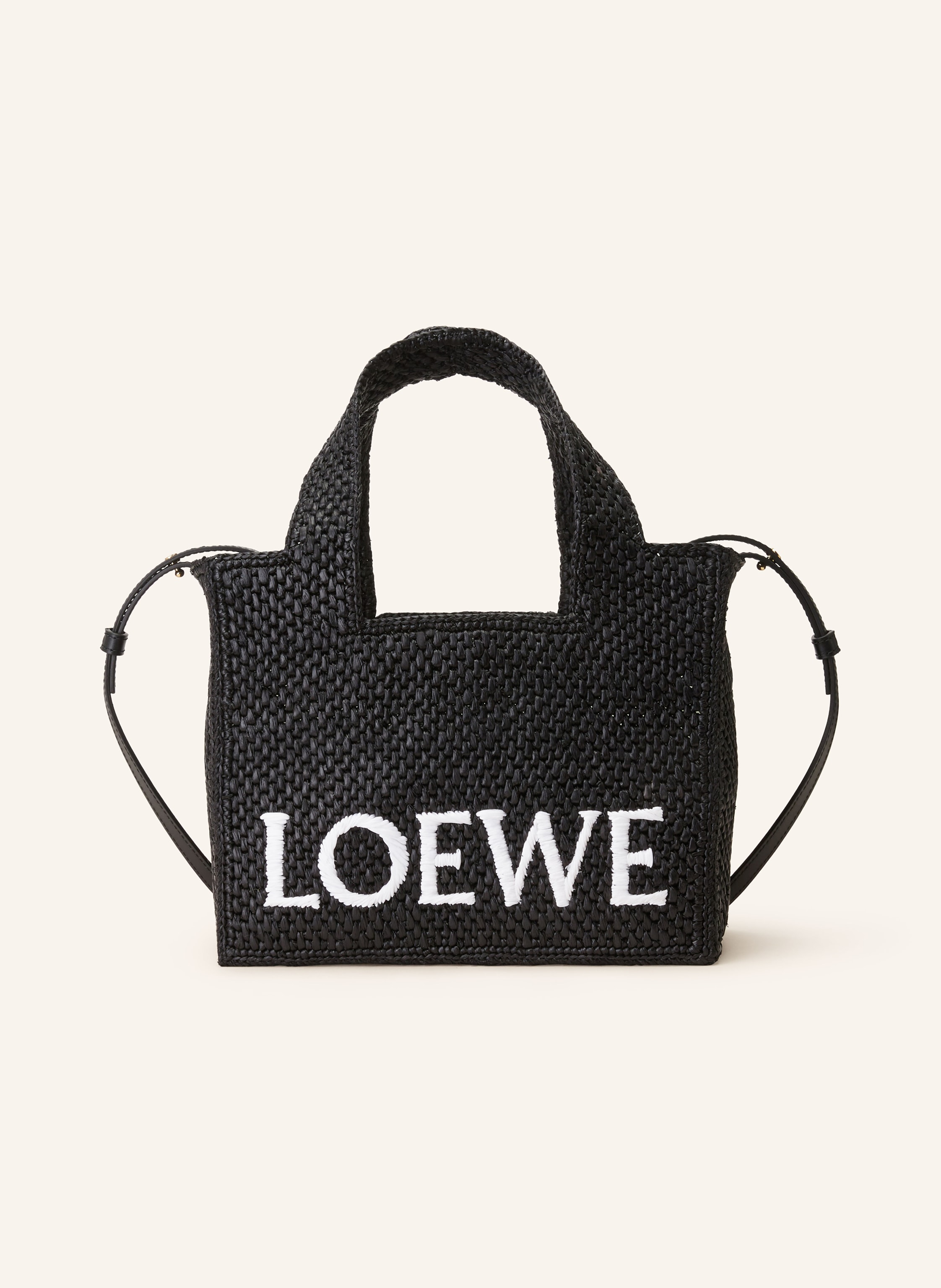 Loewe Font Tote — Schwarz