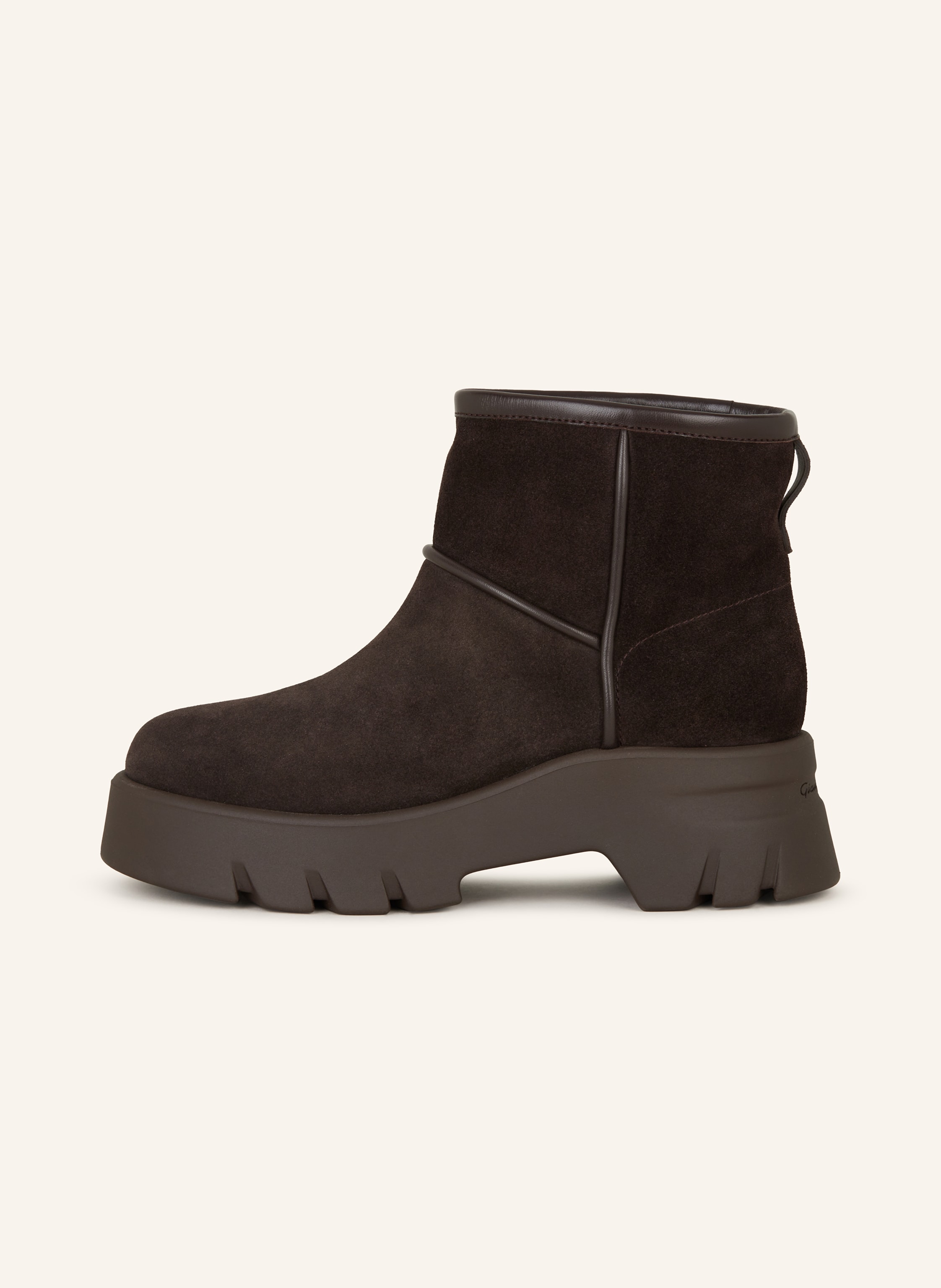 Thumbnail - Gianvito Rossi Plateau-Boots braun