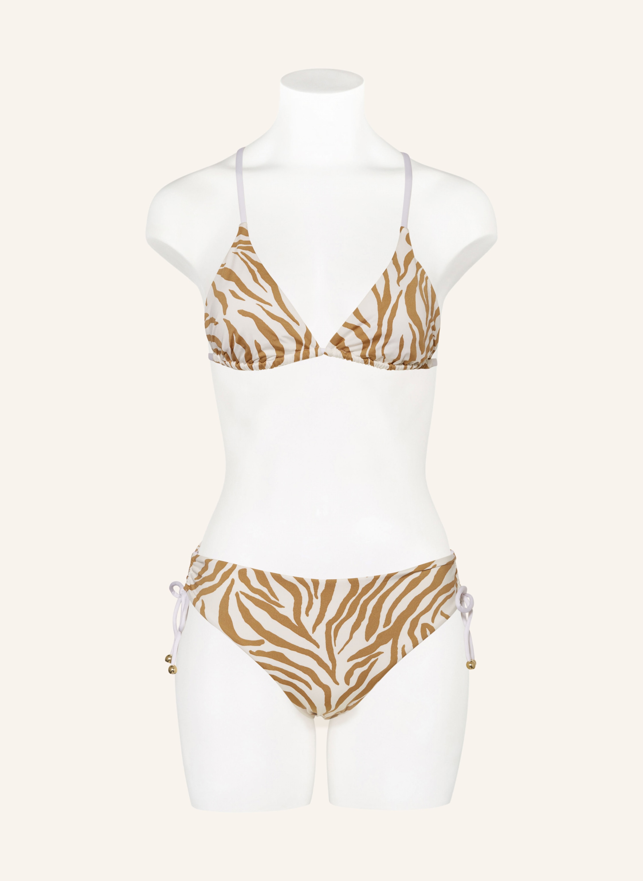 Thumbnail - Max Mara Beachwear Triangel-Bikini-Top Aurora beige