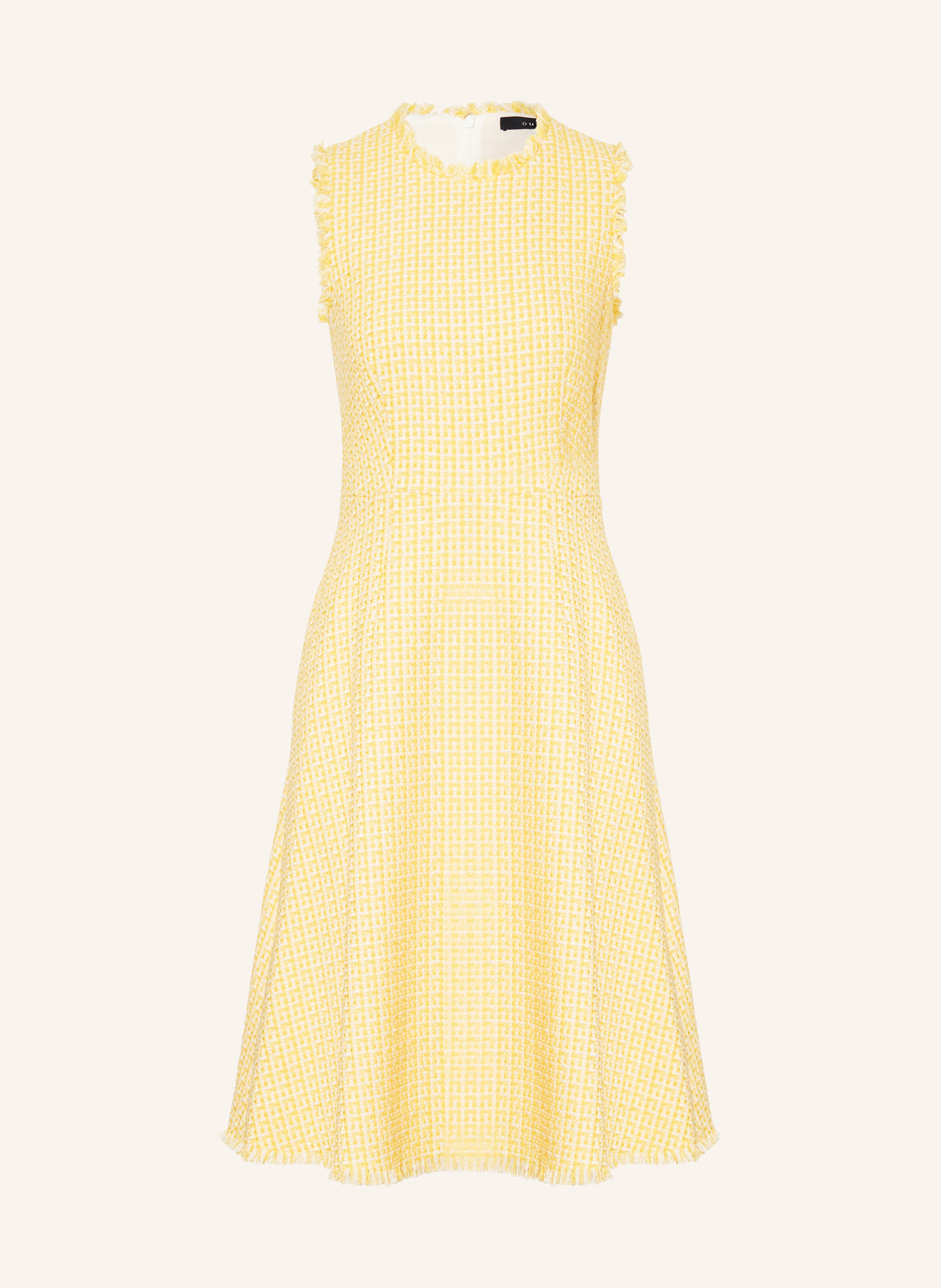 Yellow tweed dress discount