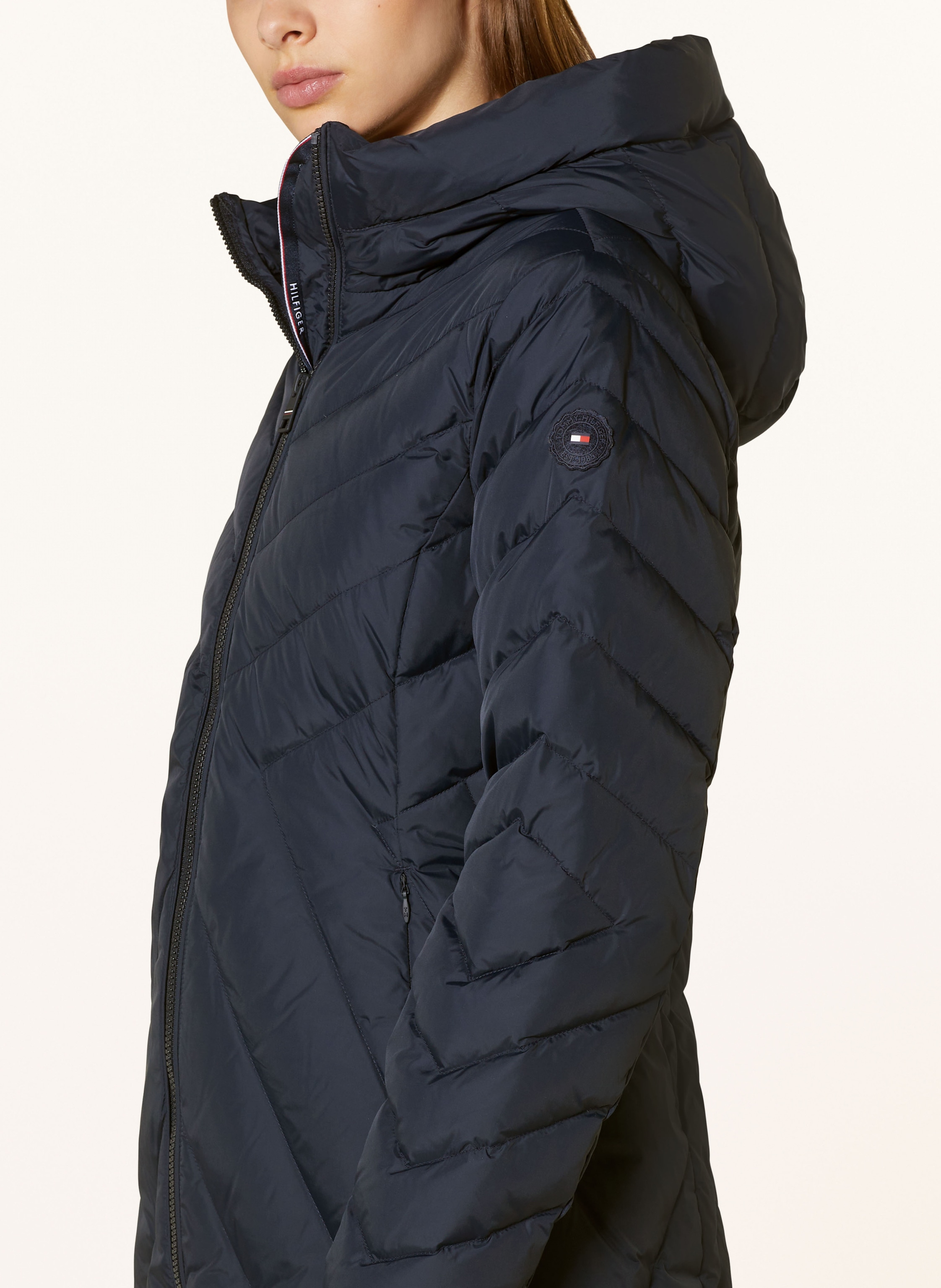 Thumbnail - Tommy Hilfiger Daunenmantel blau
