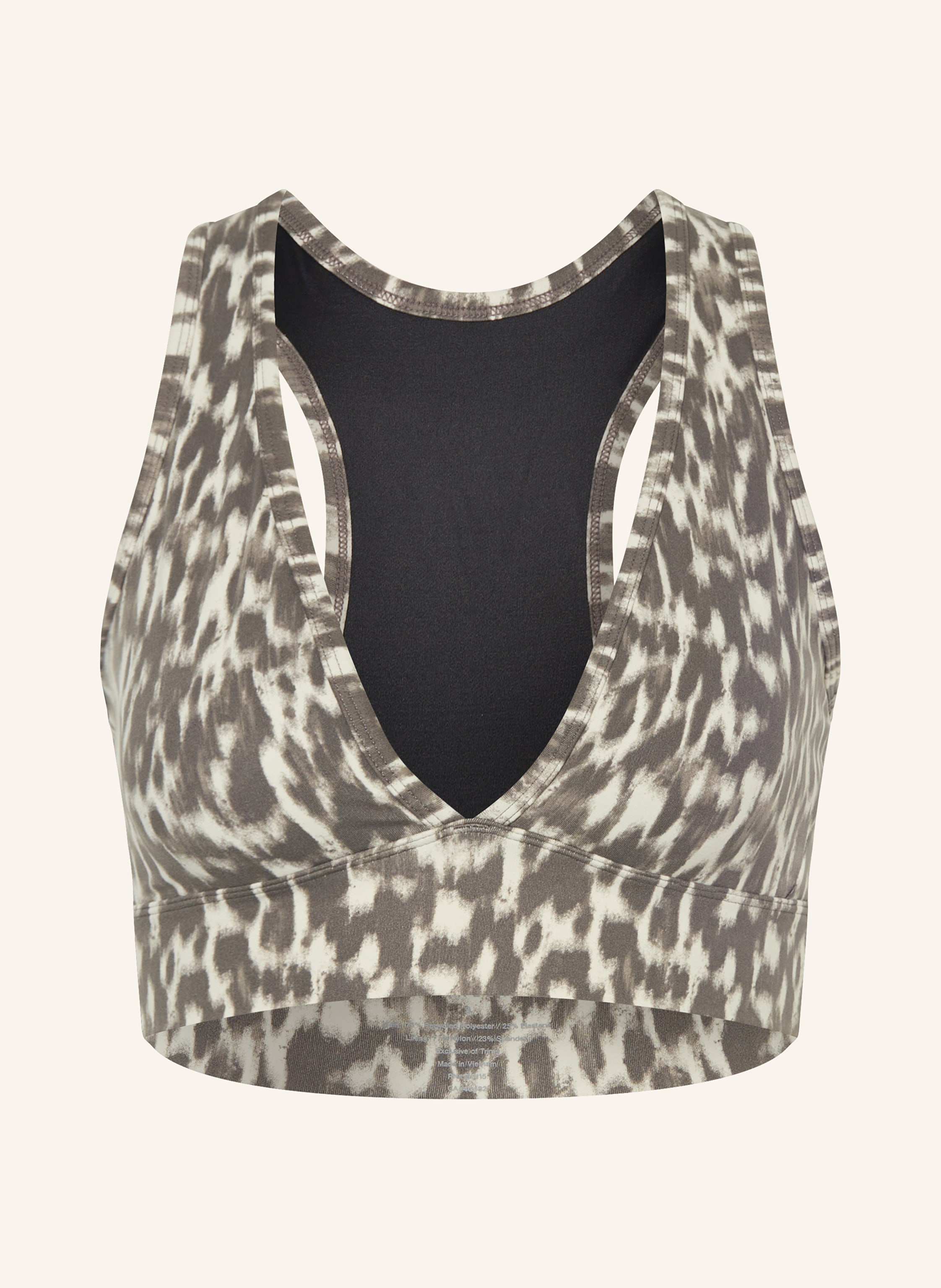 VARLEY Sports bra MOVE WALSH in cream gray