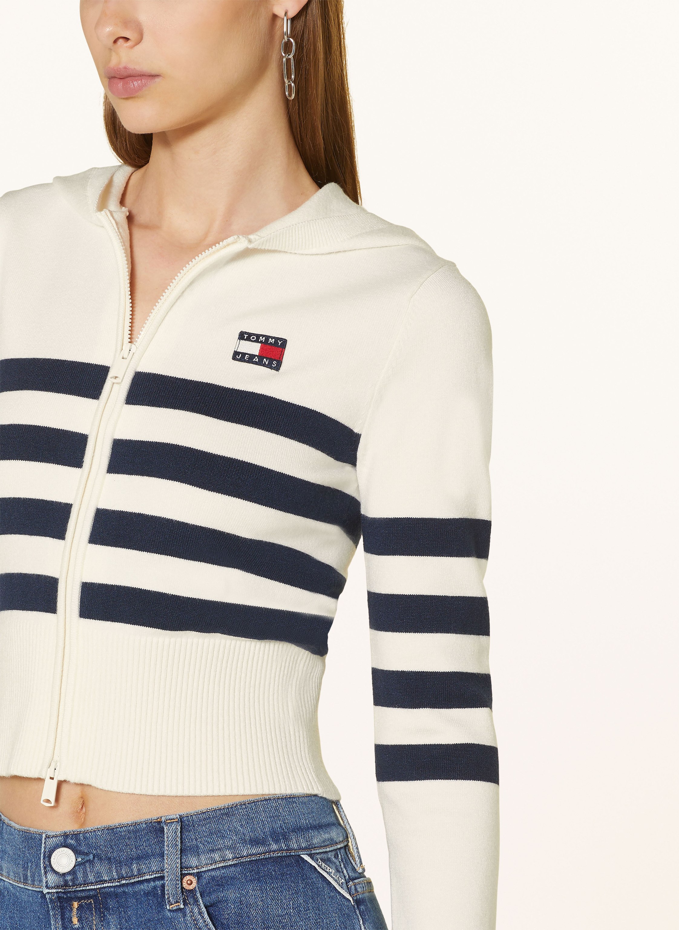 Tommy Jeans Strickjacke weiss – Bild 2