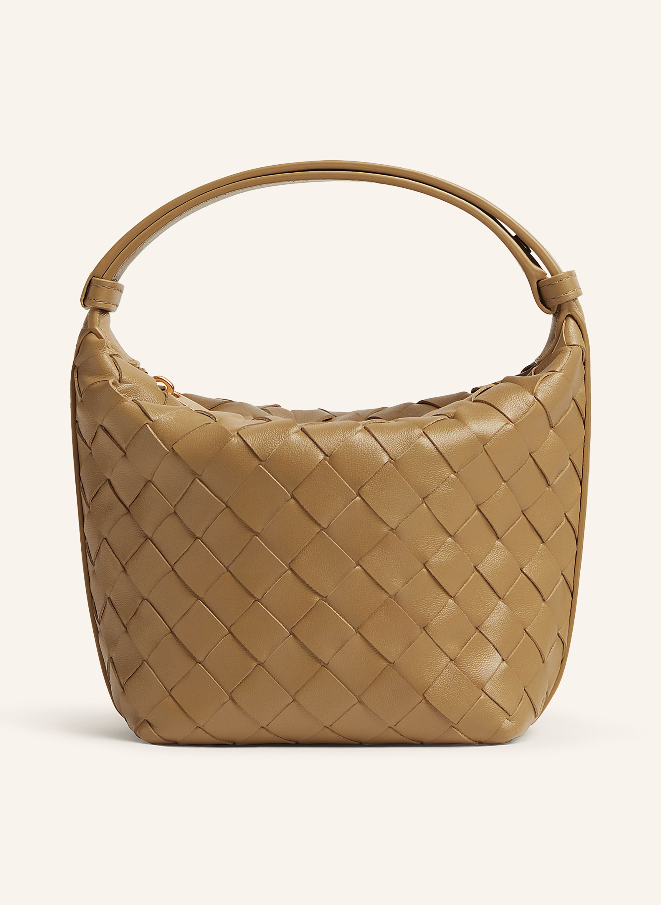 BOTTEGA VENETA Handtasche CANDY WALLACE in 9894 dark praline-gold 