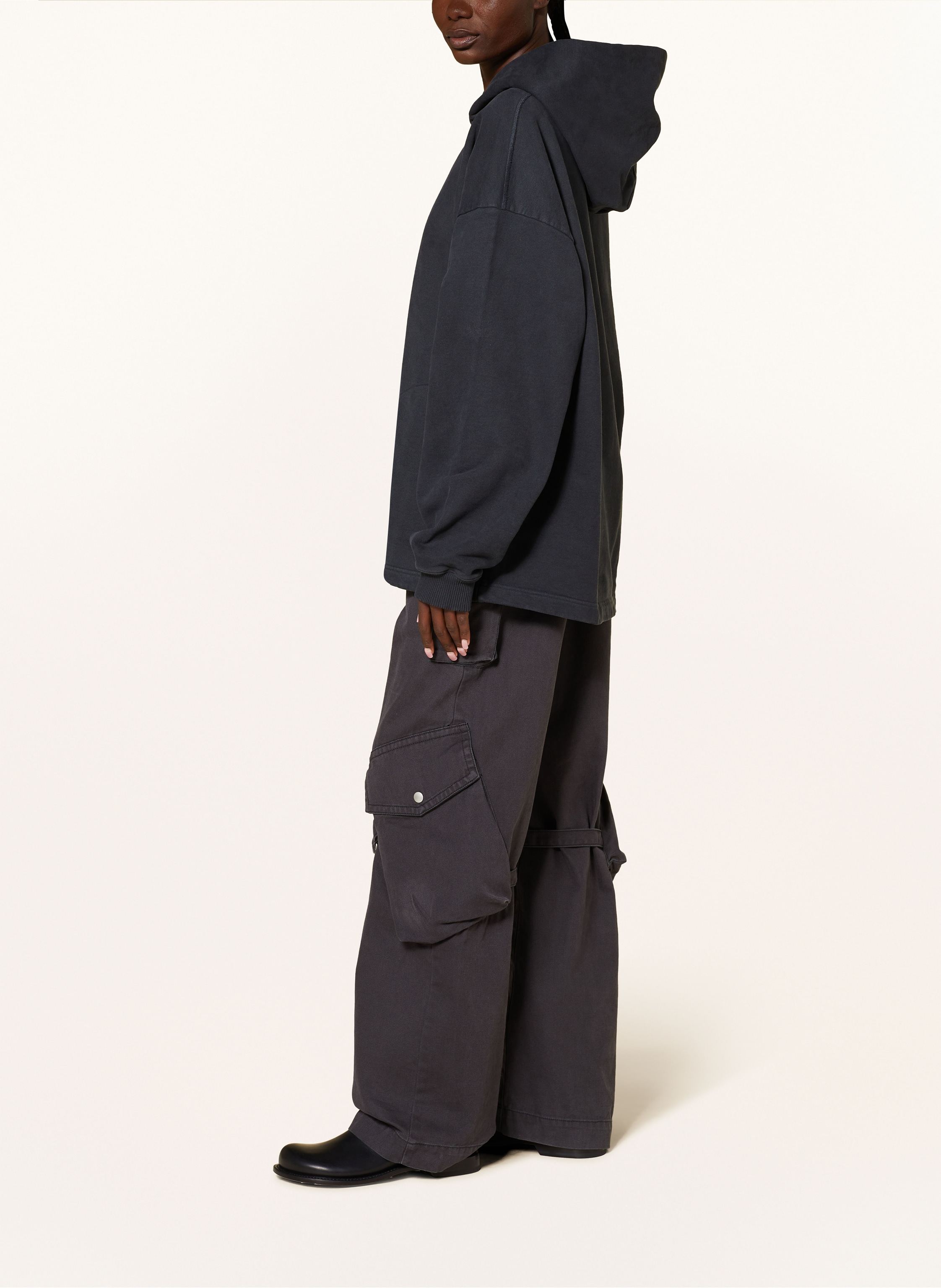 Thumbnail - Acne Studios Oversized-Hoodie schwarz