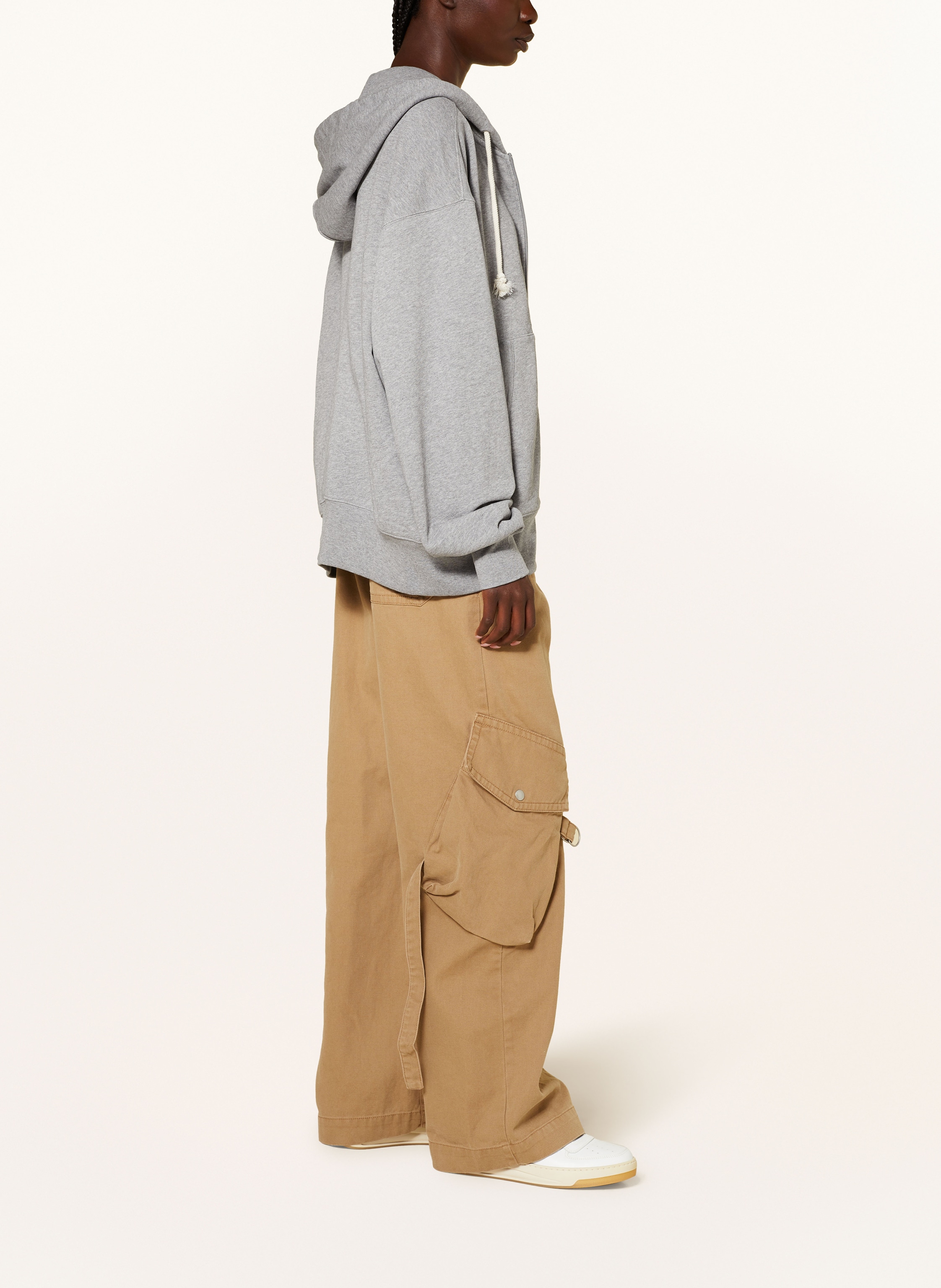 Thumbnail - Acne Studios Oversized-Sweatjacke grau