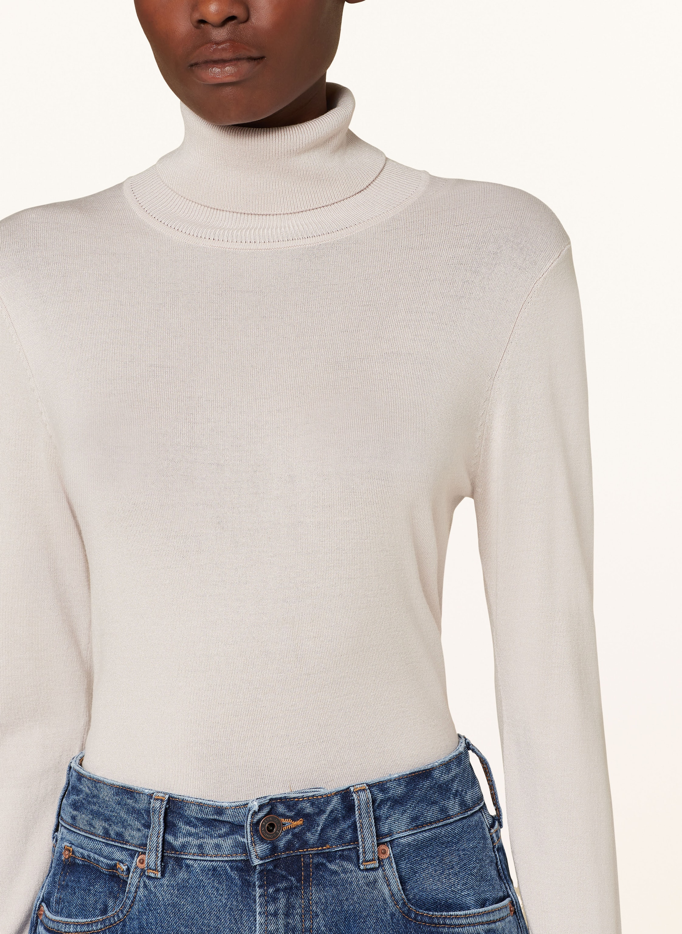 Thumbnail - Darling Harbour Rollkragenpullover weiss