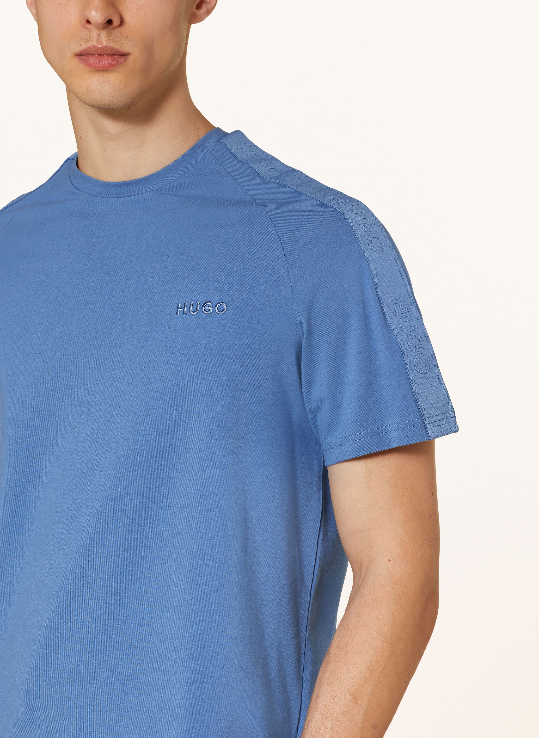 Thumbnail - Hugo Lounge-Shirt blau
