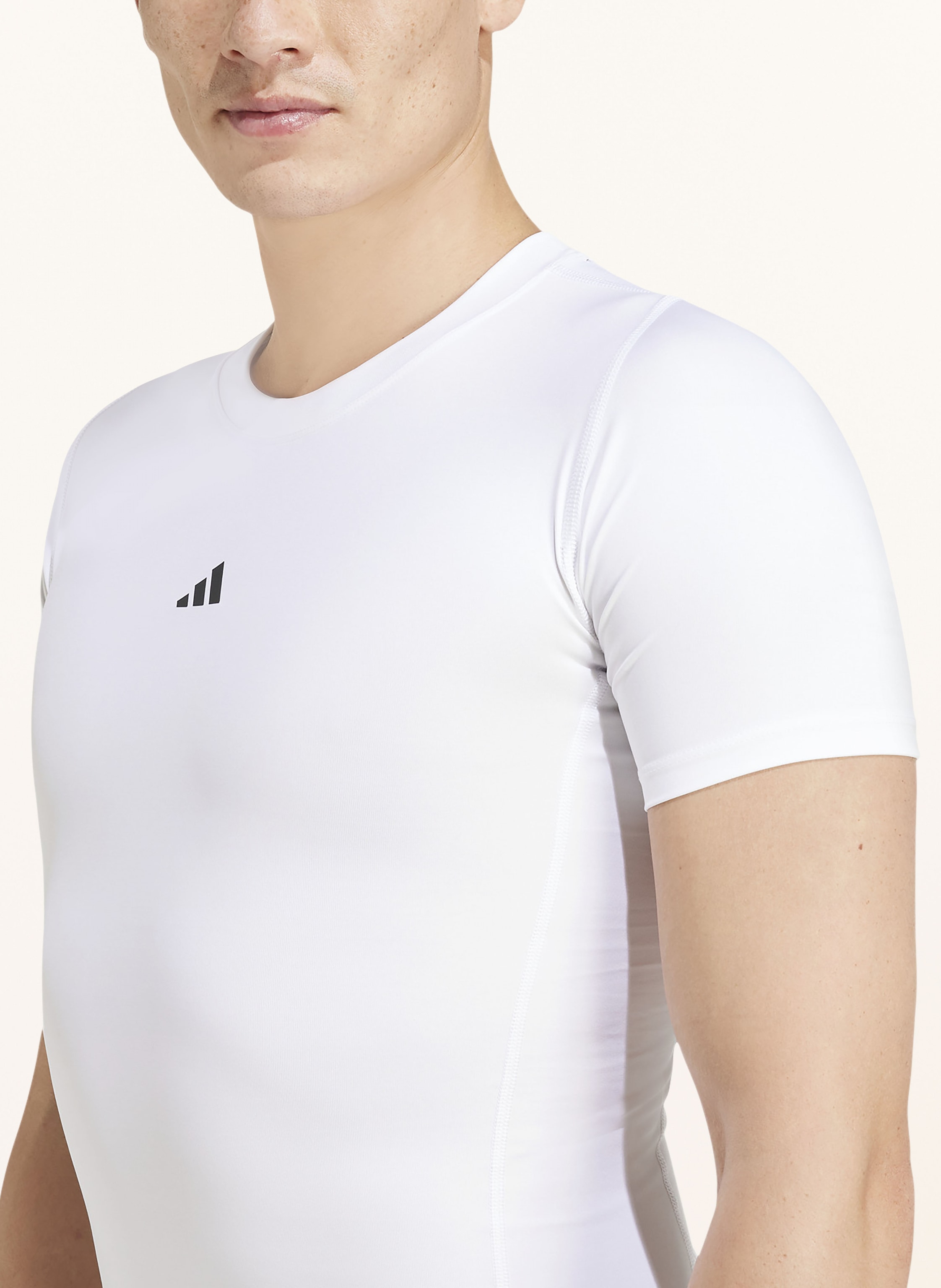 Thumbnail - Adidas T-Shirt Techfit weiss