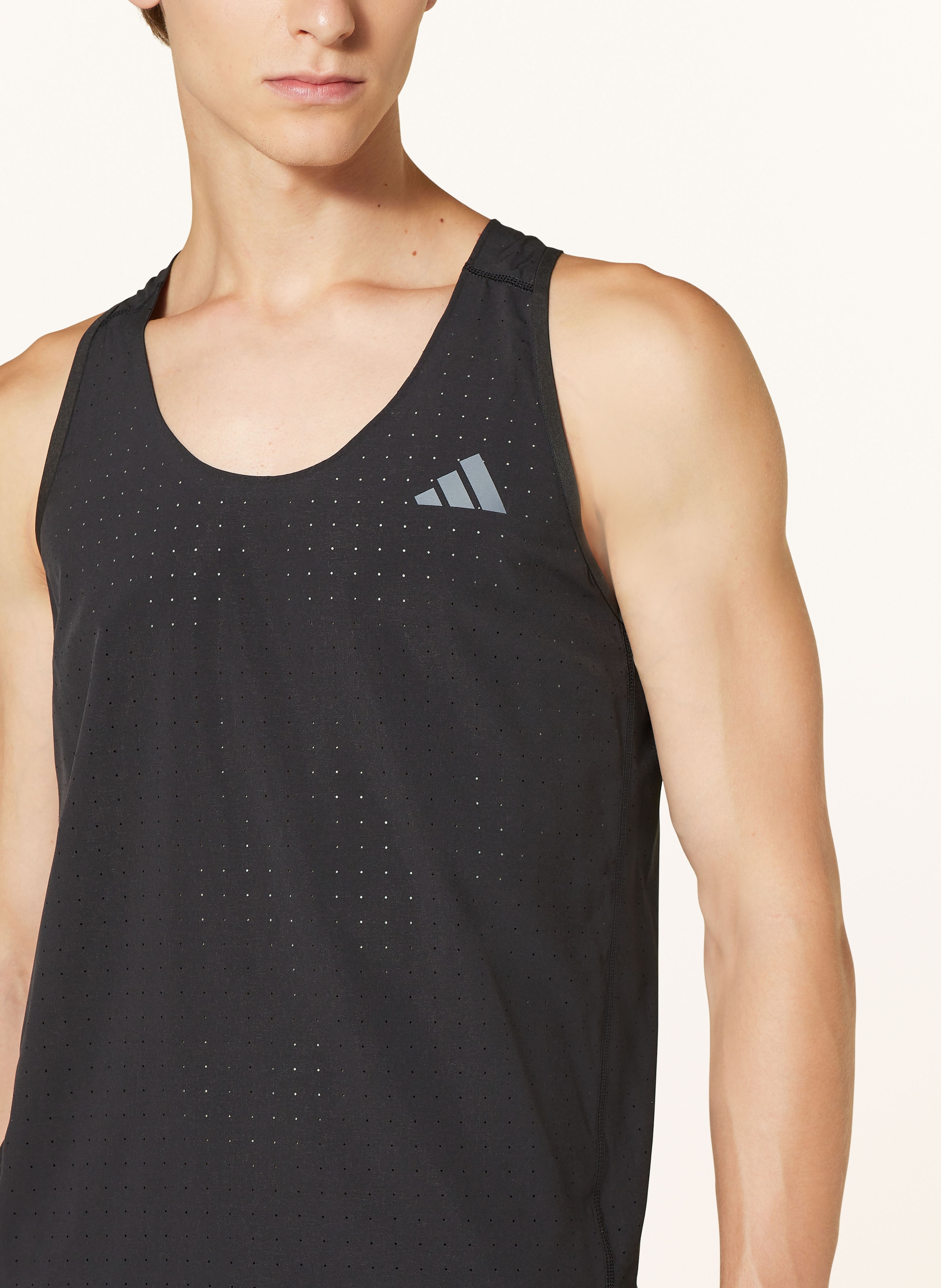 Thumbnail - Adidas Lauftop Adizero schwarz