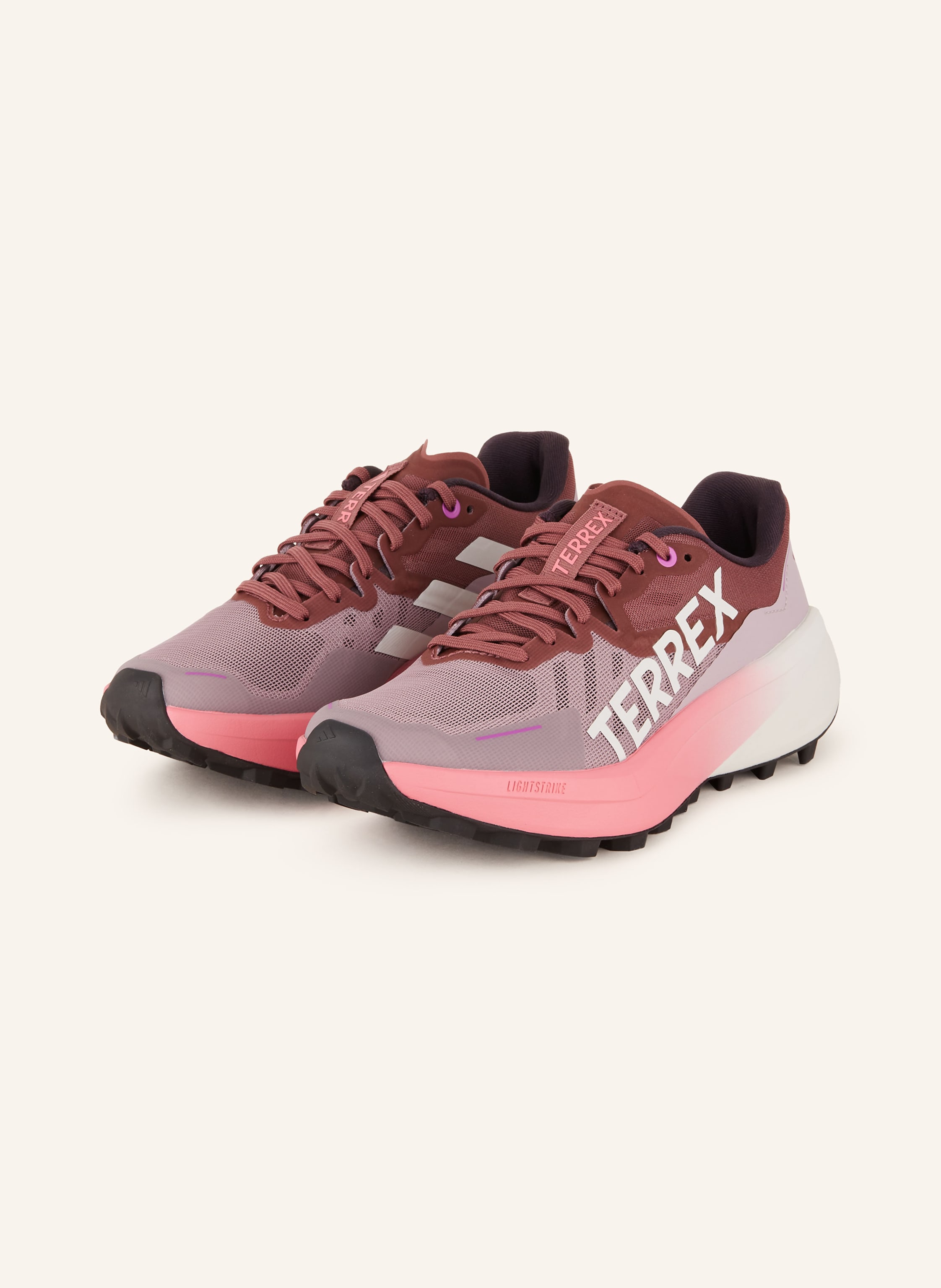adidas TERREX Trailrunning Schuhe TERREX AGRAVIC 3 in altrosa dunkelrot pink