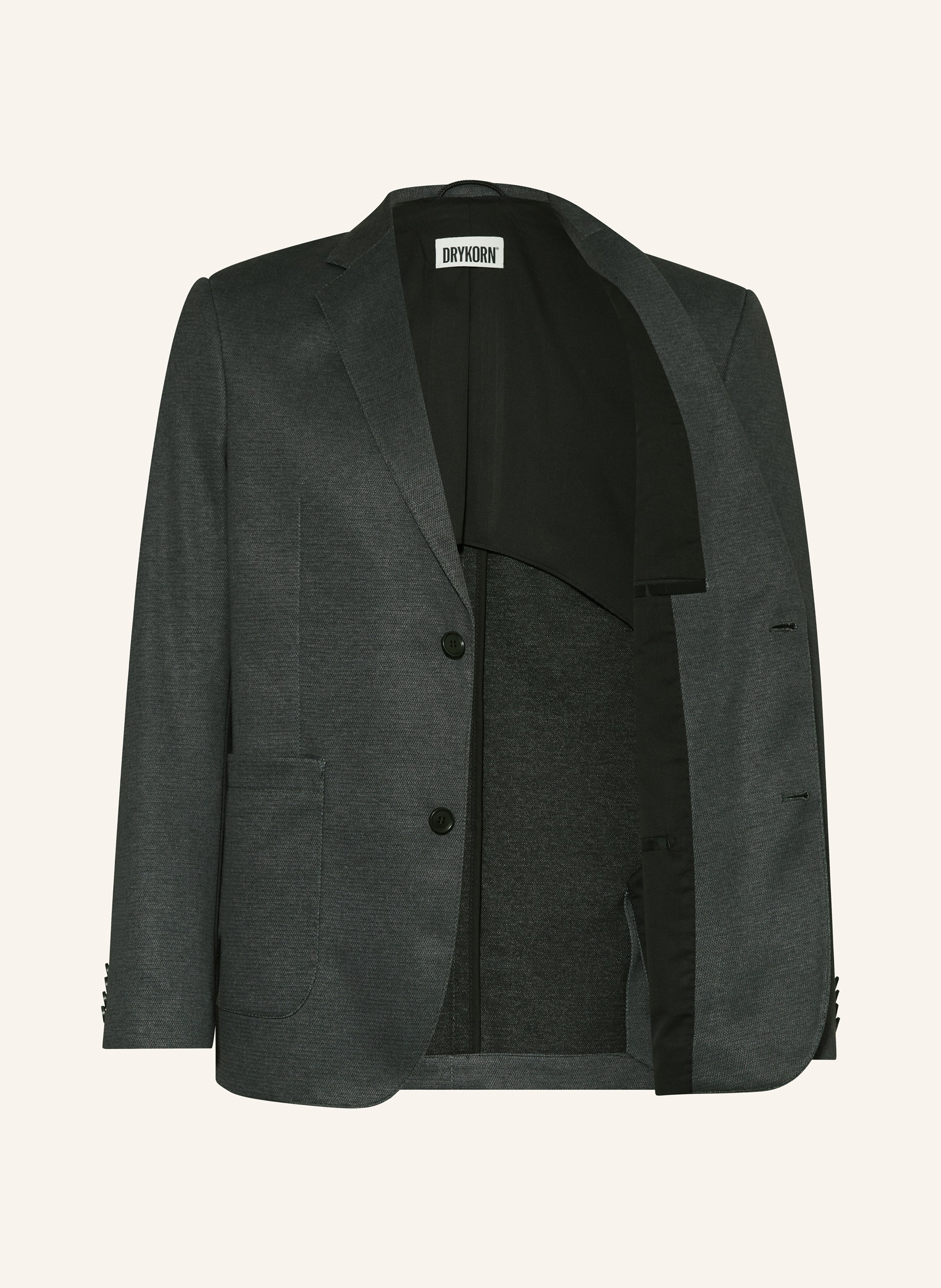 Thumbnail - Drykorn Anzugsakko Carles Slim Fit grau