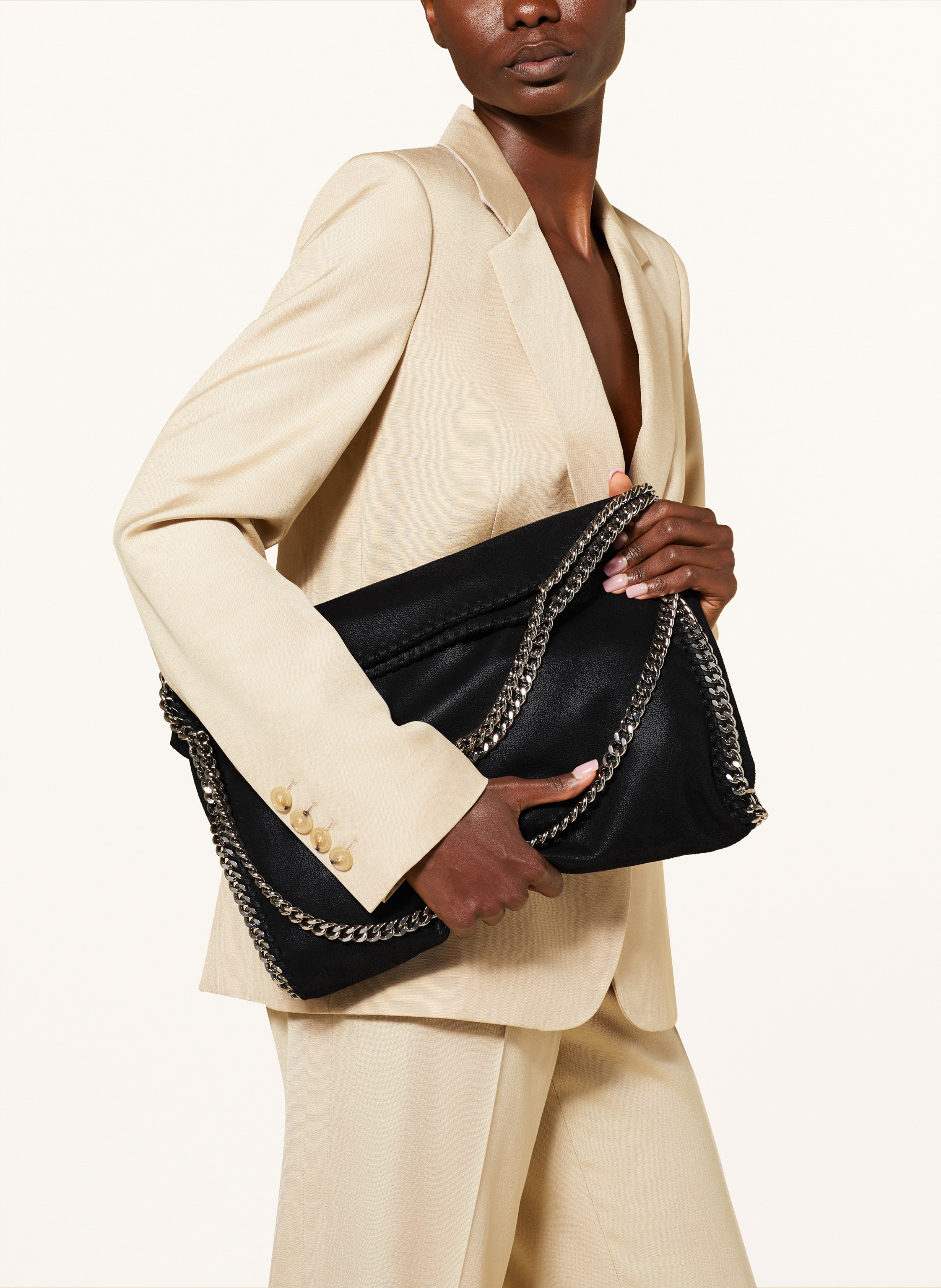 Thumbnail - Stella Mccartney Schultertasche Falabella schwarz