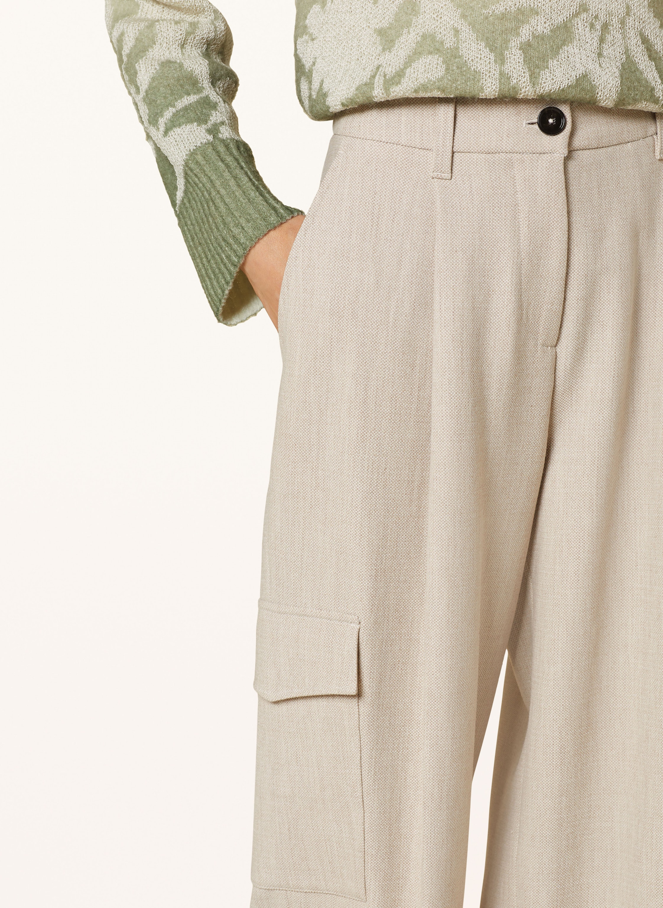 Marc Cain Cargohose Wasco beige – Bild 2