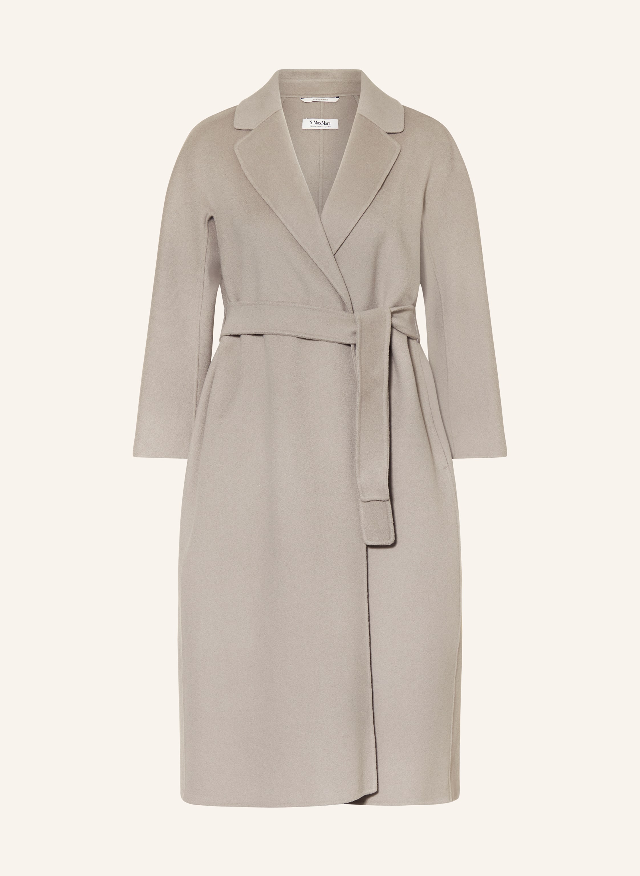 S Max Mara Wollmantel ESTURIA mit 3/4-Arm in grau