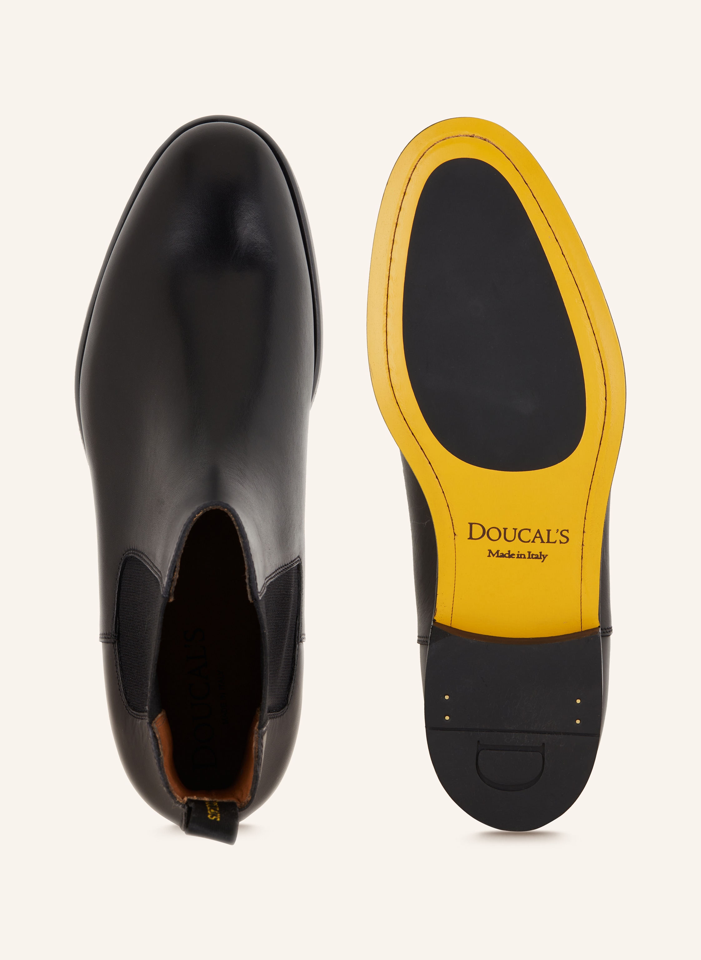 Thumbnail - Doucal's Chelsea-Boots Beatles schwarz