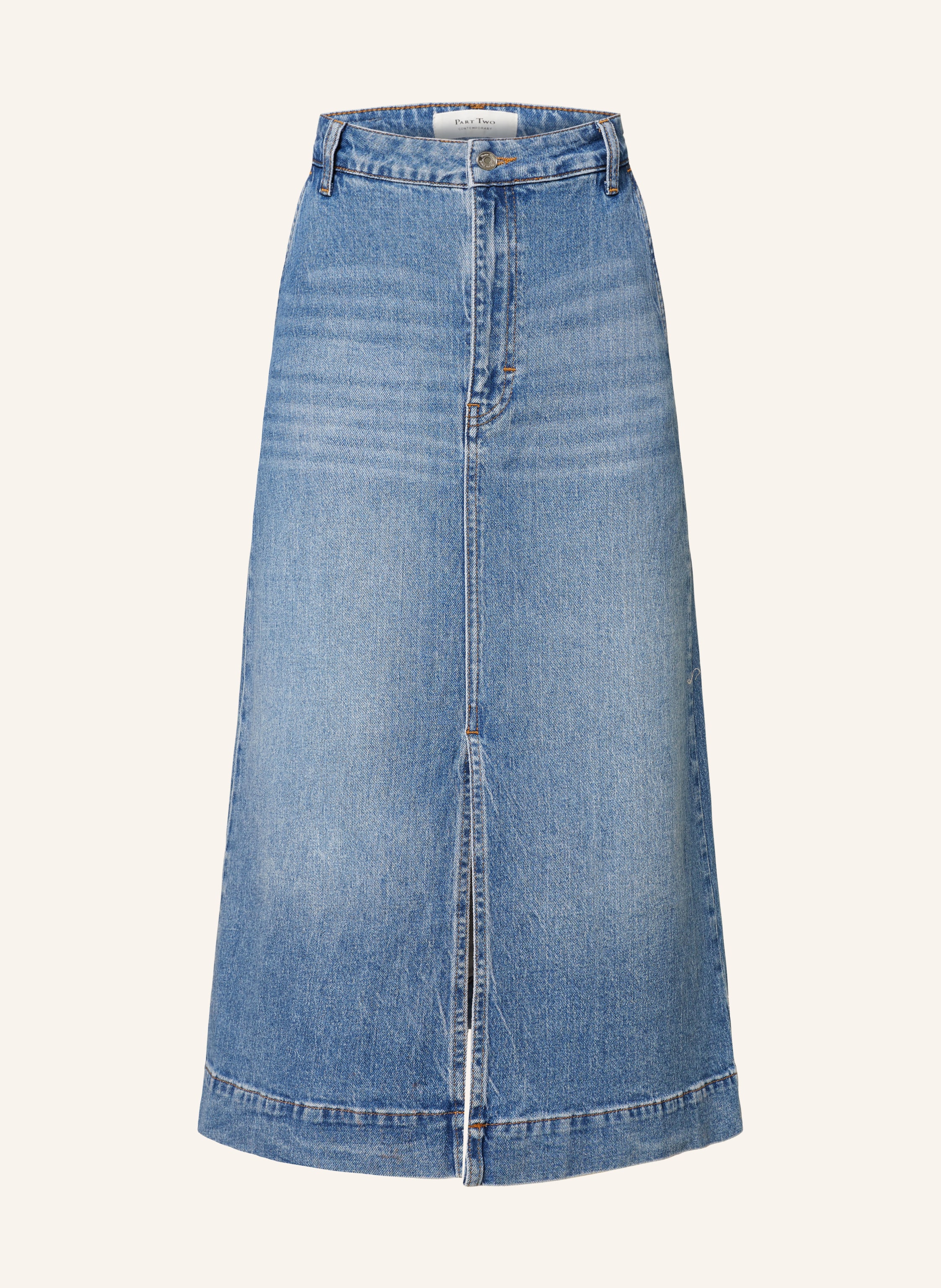 Uniqlo denim midi skirt 2025