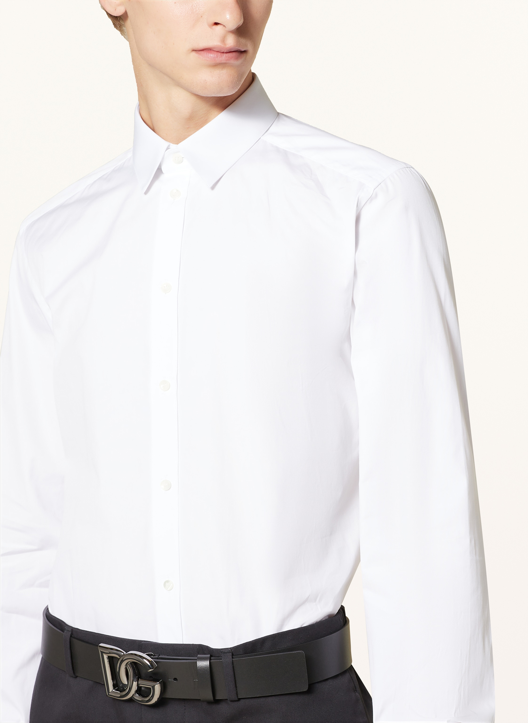 Thumbnail - Dolce & Gabbana Hemd Slim Fit weiss