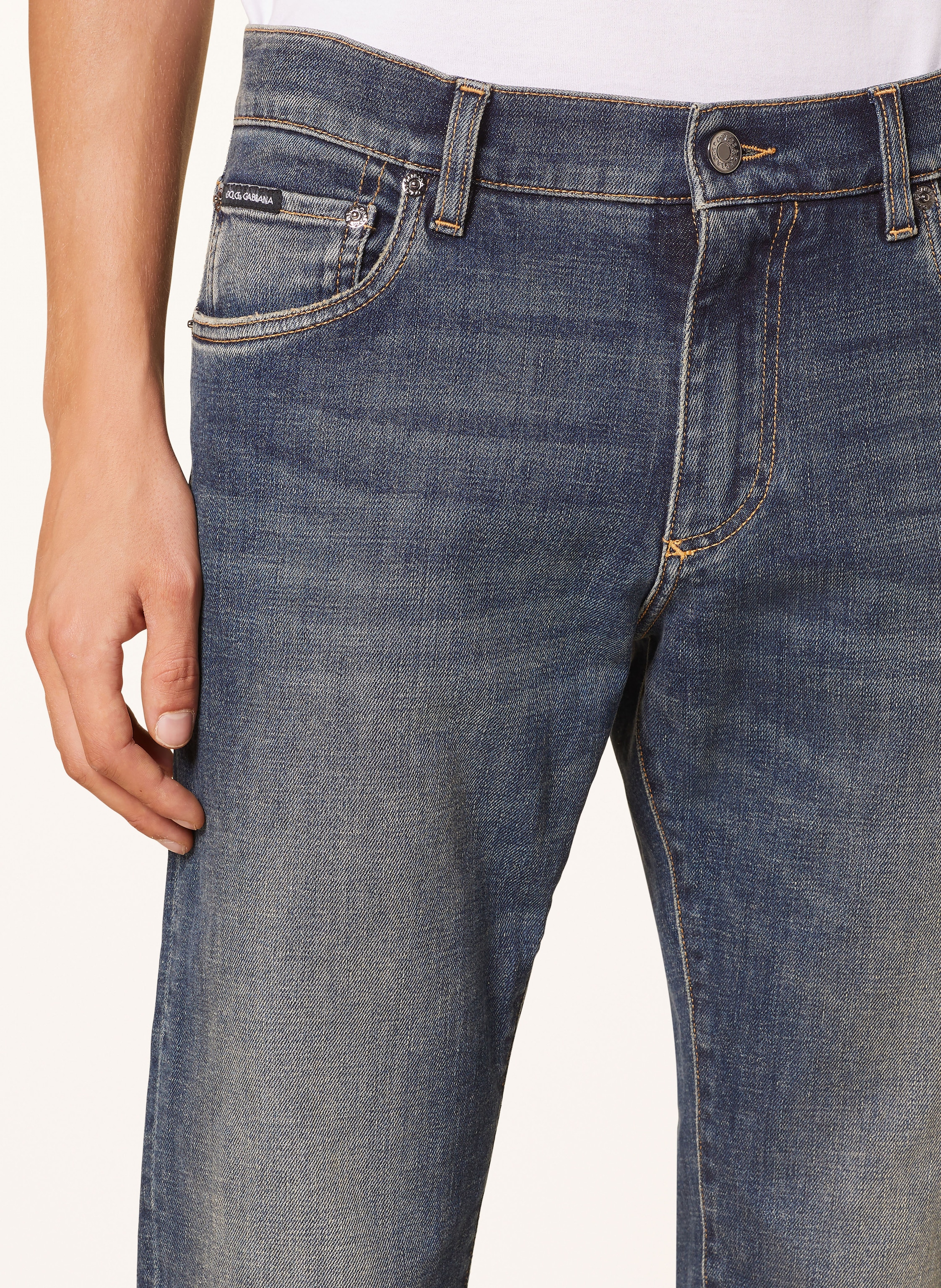 Thumbnail - Dolce & Gabbana Jeans Slim Fit blau
