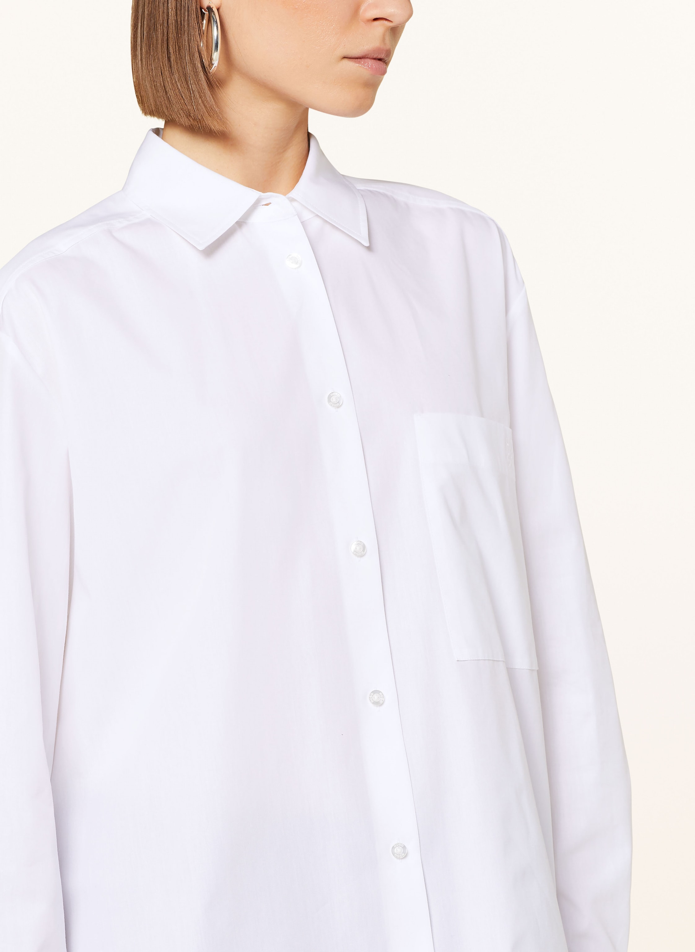 Thumbnail - Hugo Hemdbluse The Oversize Shirt weiss