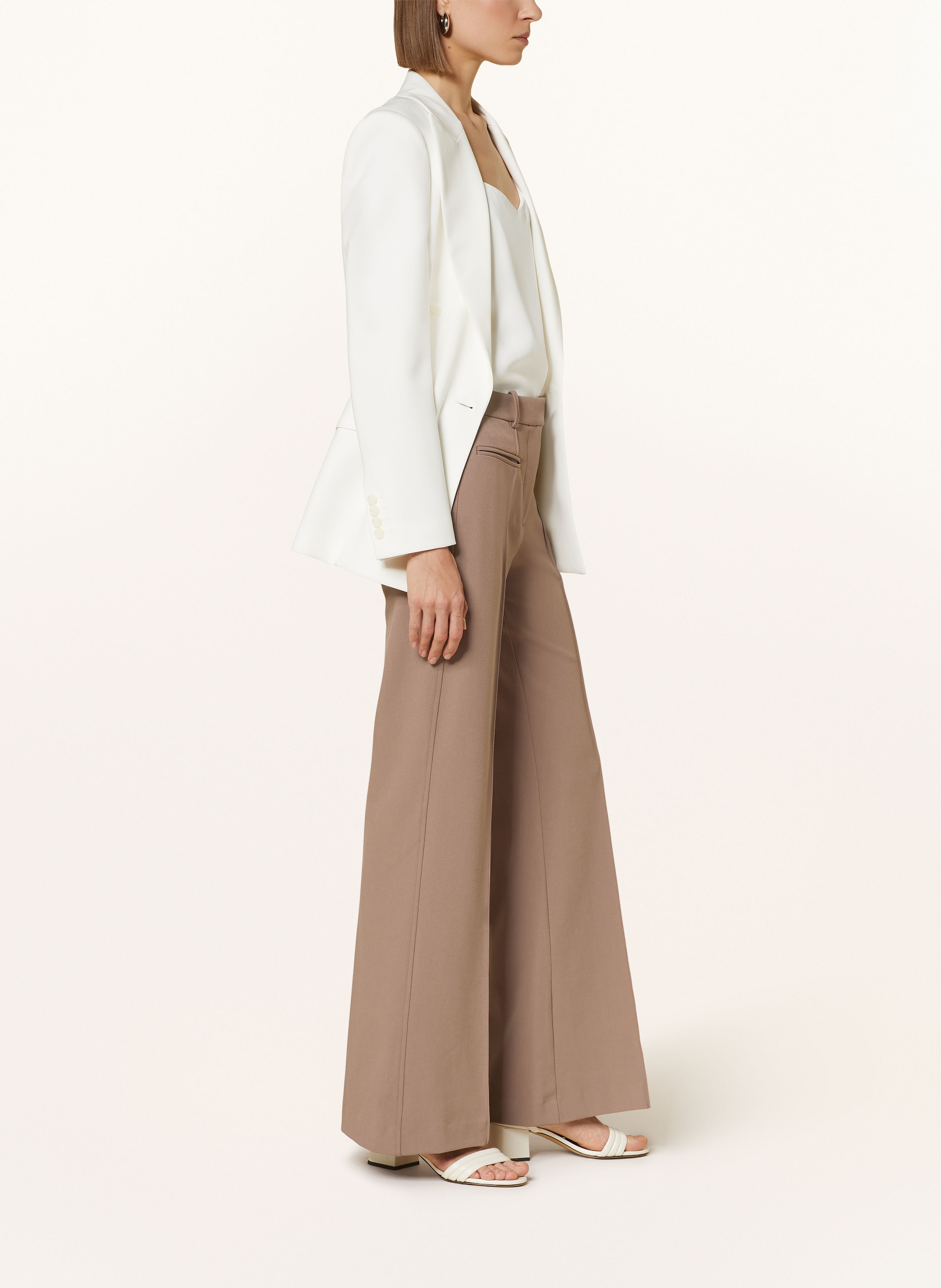 Thumbnail - Reiss Bootcut-Hose Claude rosa