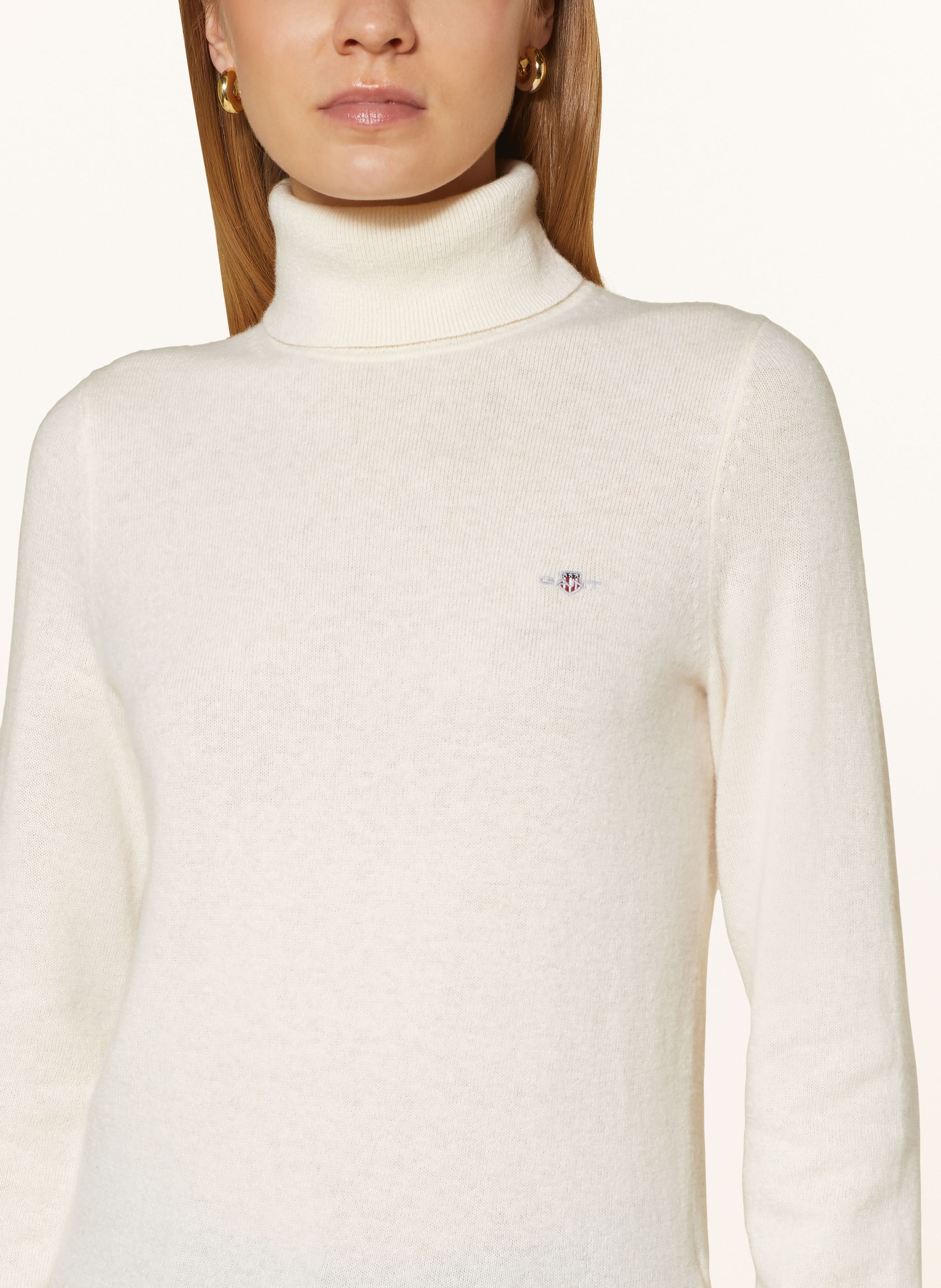 Thumbnail - Gant Rollkragenpullover weiss