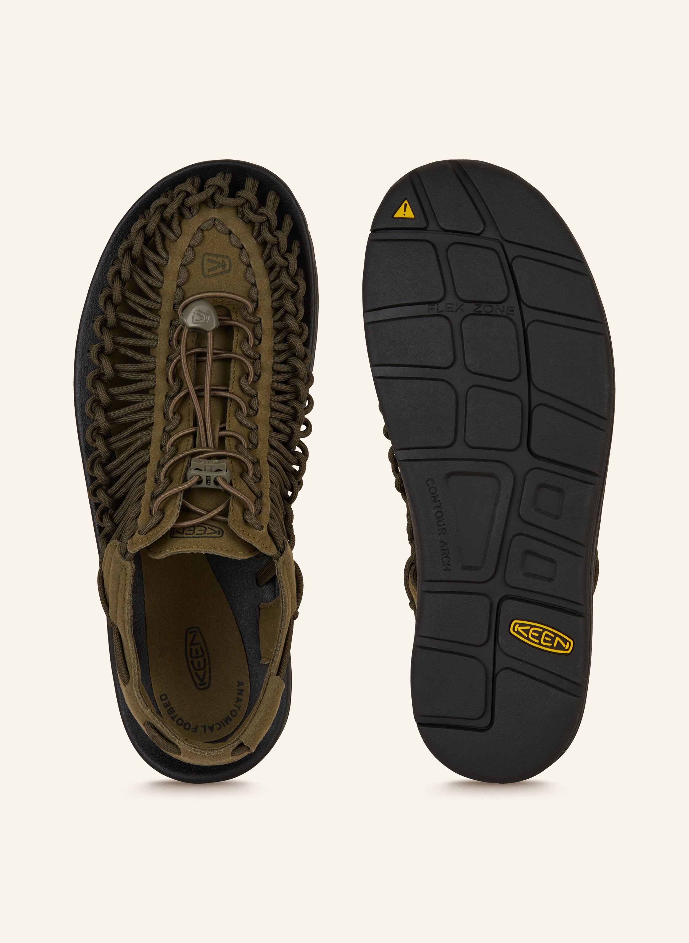 Thumbnail - Keen Trekking-Sandalen Uneek gruen