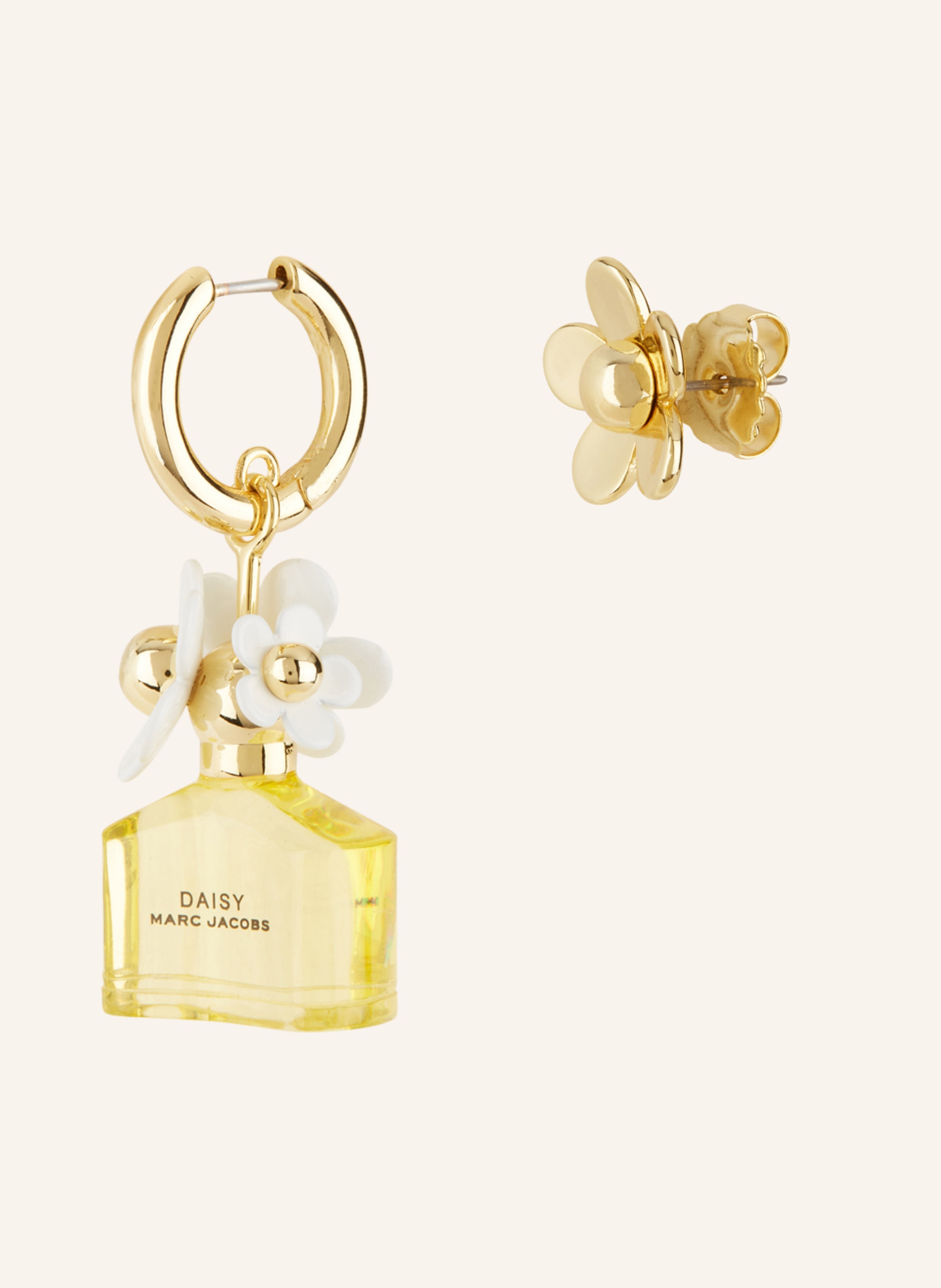 MARC JACOBS Earrings MINI ICON DAISY in gold/ yellow