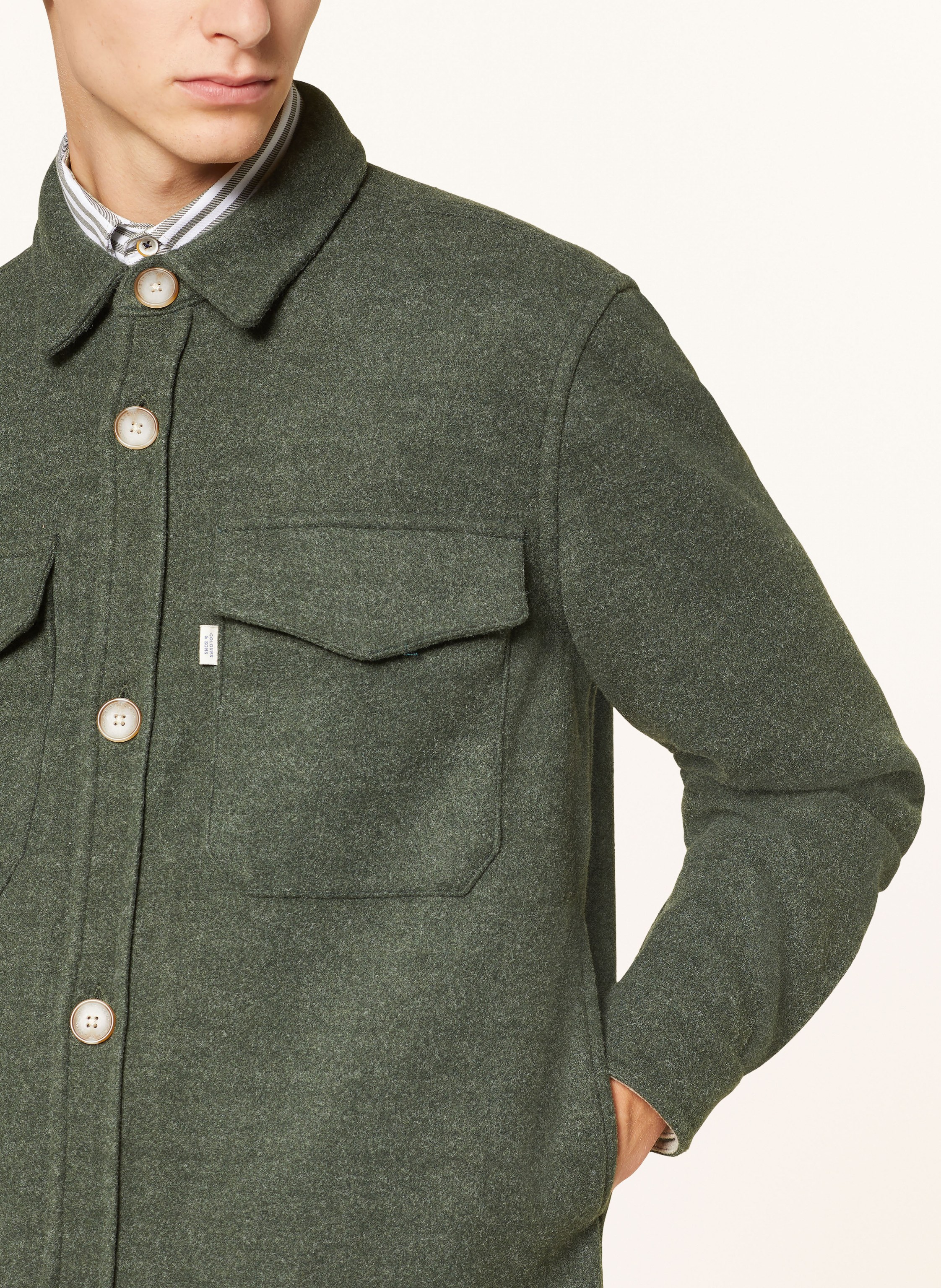 Thumbnail - Colours & Sons Overjacket gruen