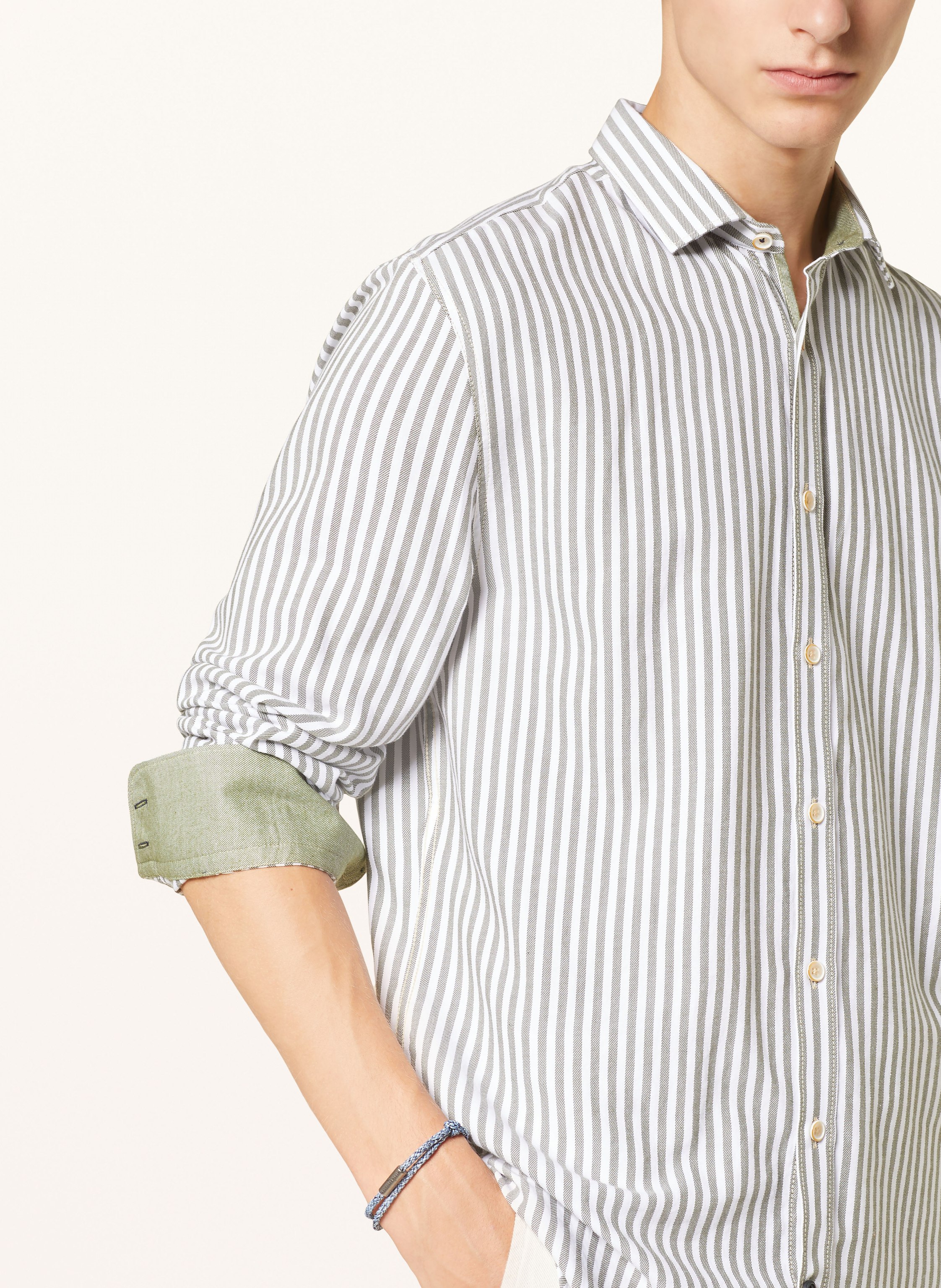 Thumbnail - Colours & Sons Hemd Regular Fit gruen