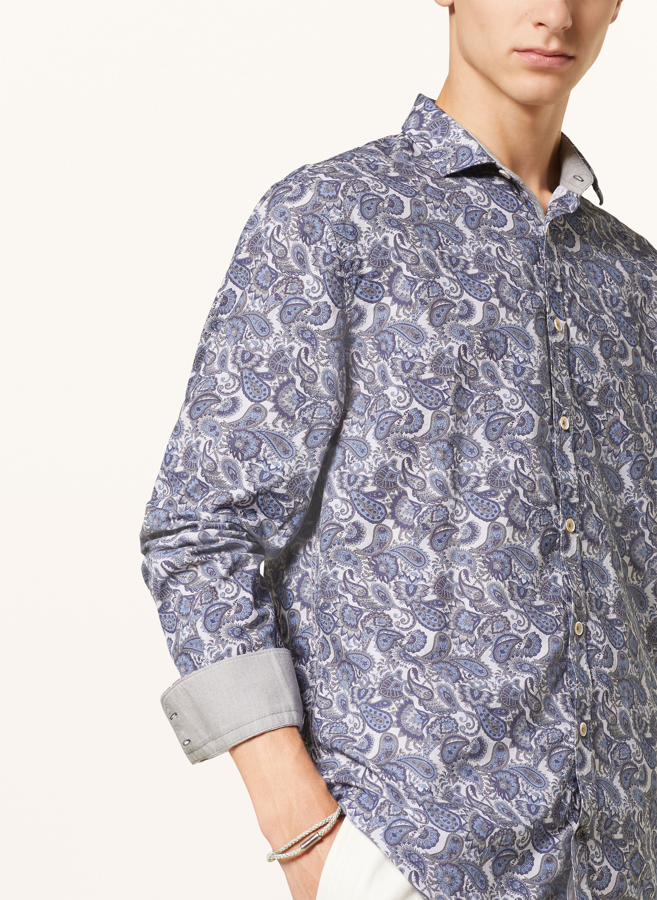 Thumbnail - Colours & Sons Hemd Regular Fit blau