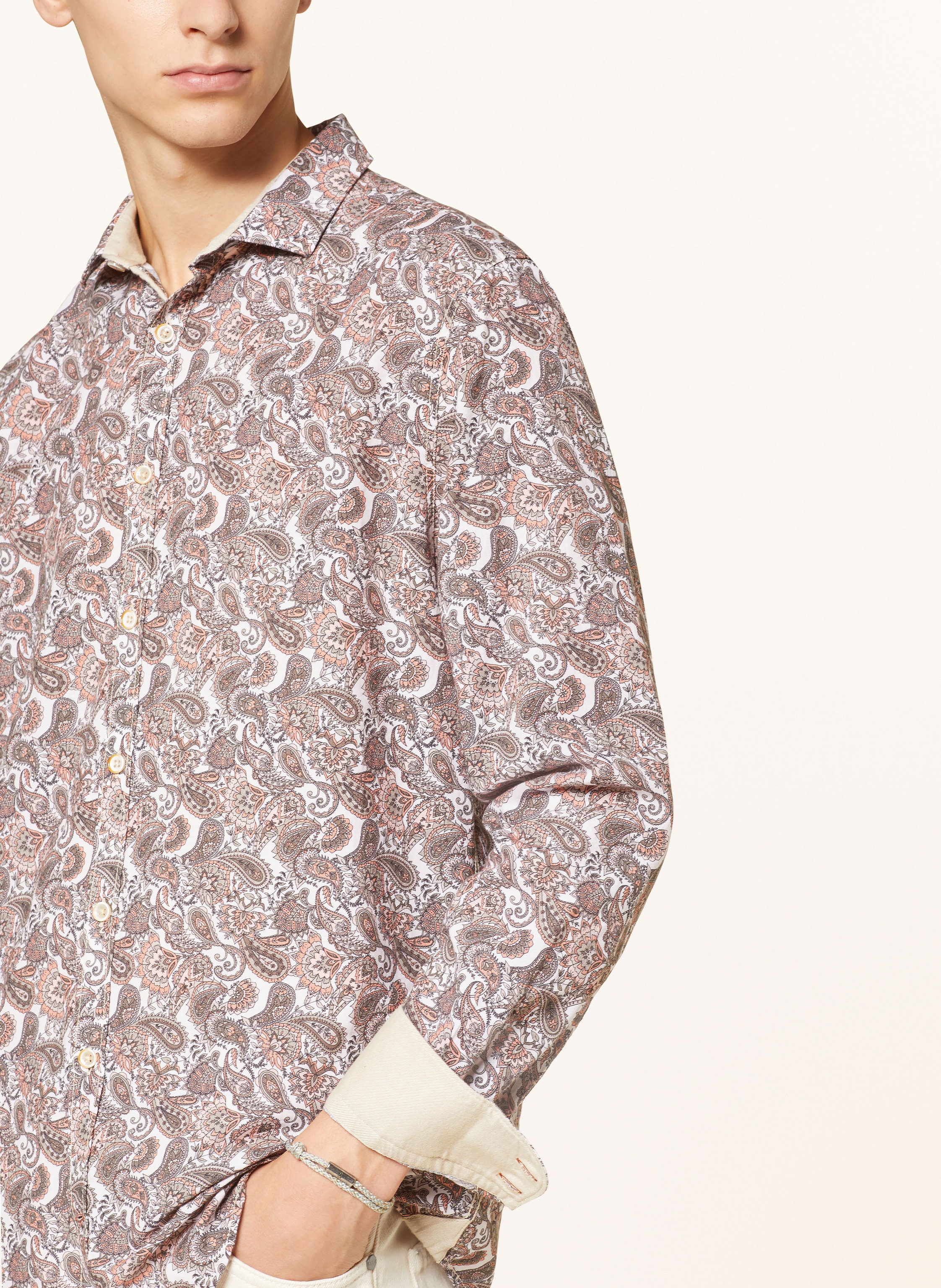 Thumbnail - Colours & Sons Hemd Regular Fit rot