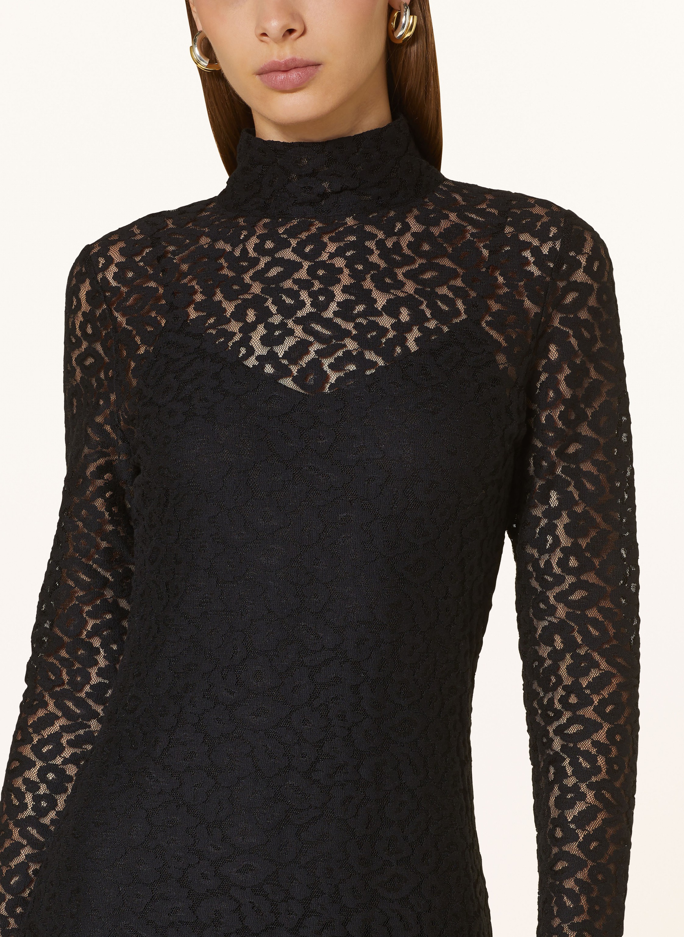 Thumbnail - Suncoo Spitzenkleid Ciara schwarz