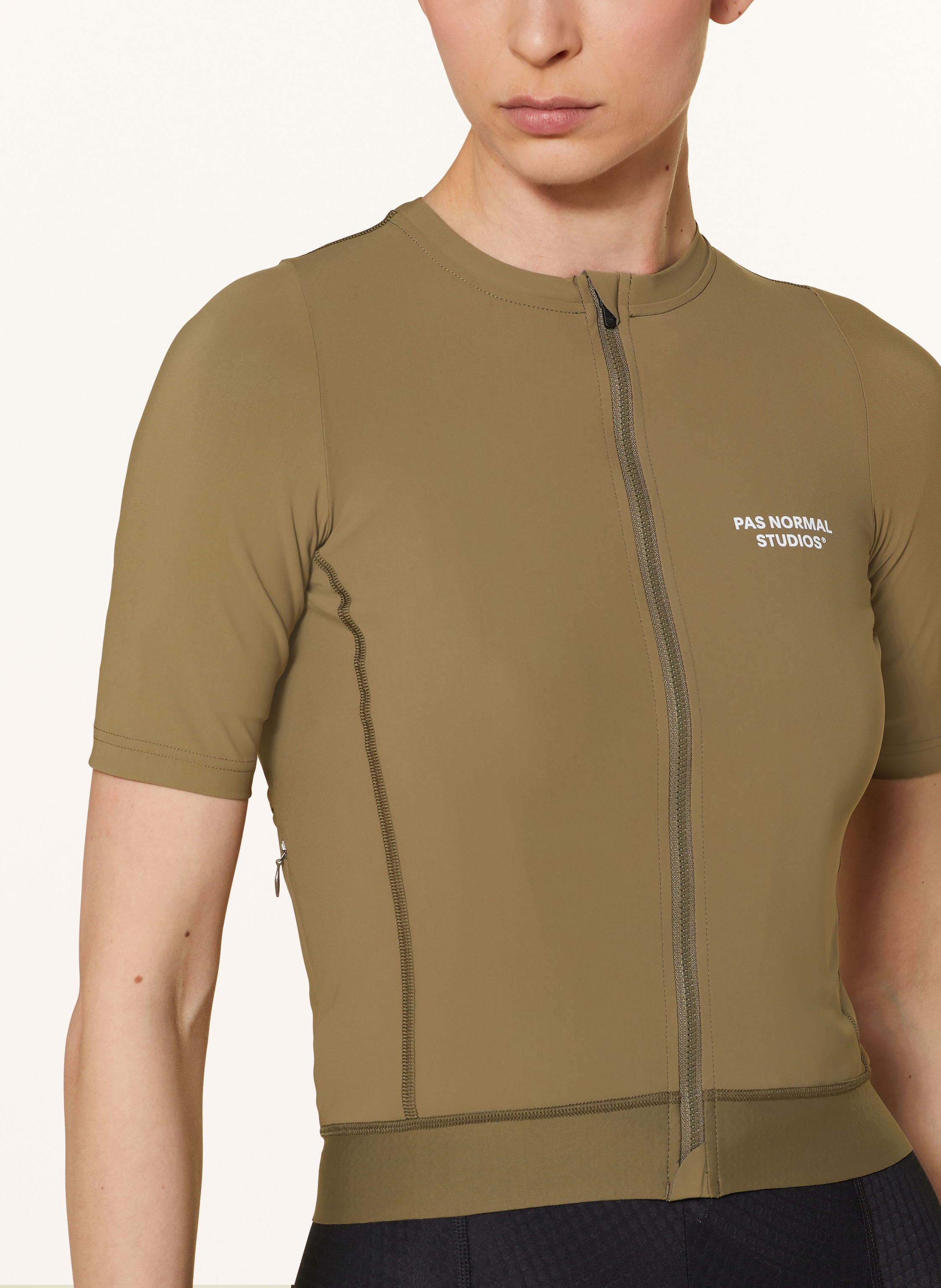 Thumbnail - Pas Normal Studios Radtrikot Essential beige