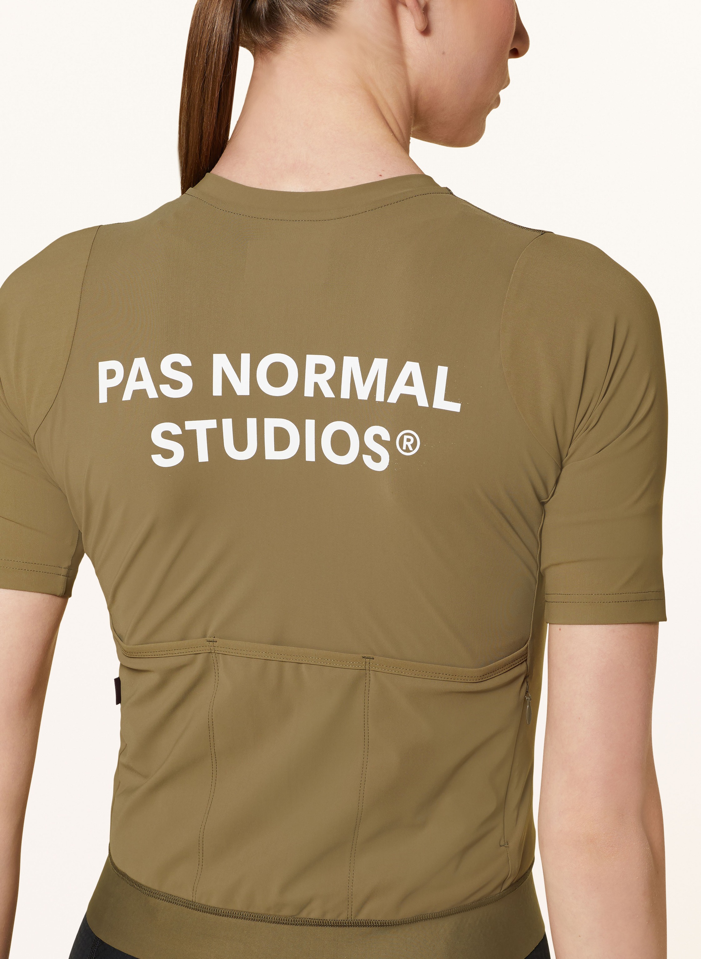 Thumbnail - Pas Normal Studios Radtrikot Essential beige