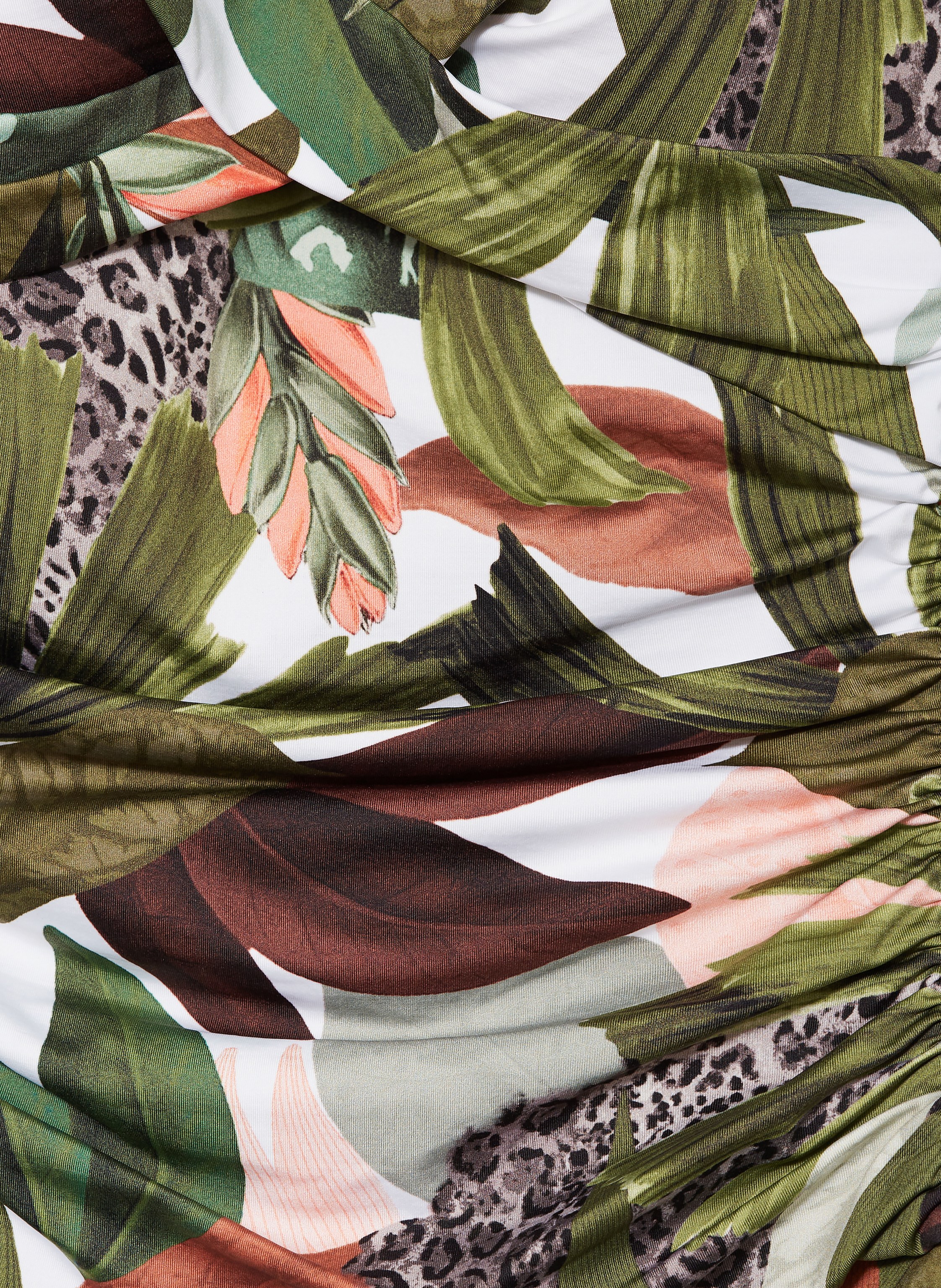 Thumbnail - Charmline Shape-Badeanzug Floral Safari gruen