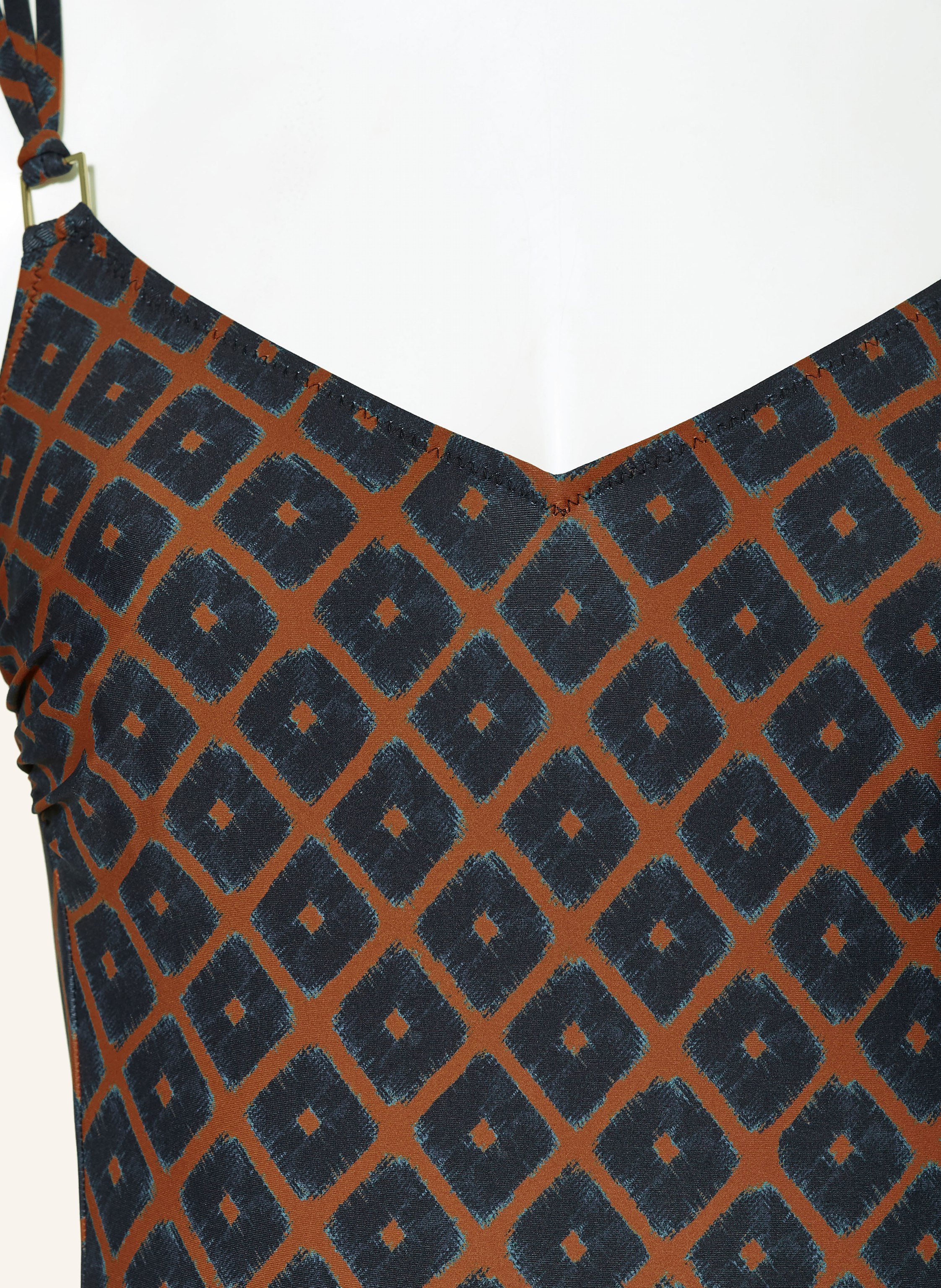 Thumbnail - Charmline Shape-Badeanzug Tobacco Fields schwarz