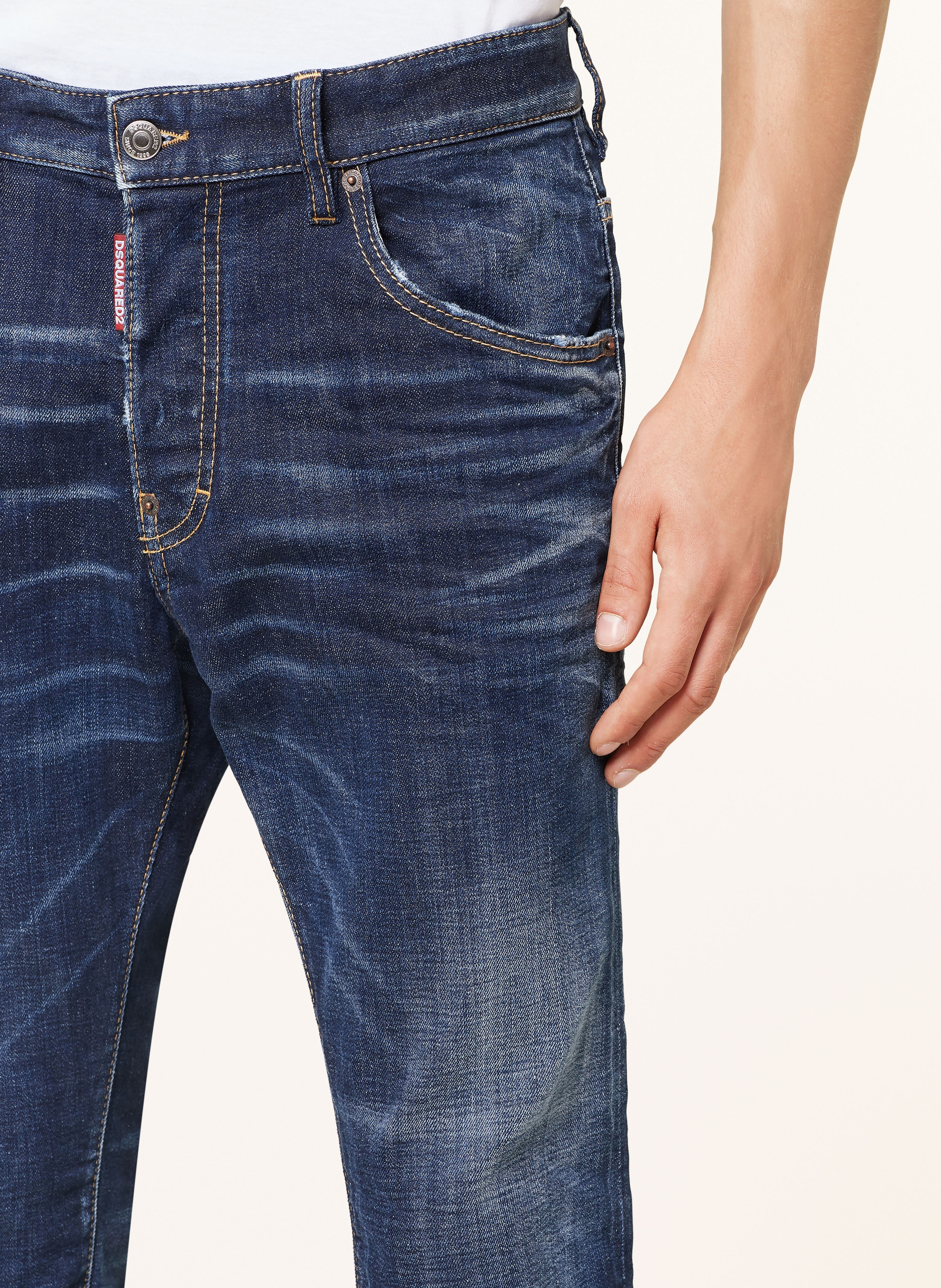 Thumbnail - dsquared2 Jeans Skater Extra Slim Fit blau