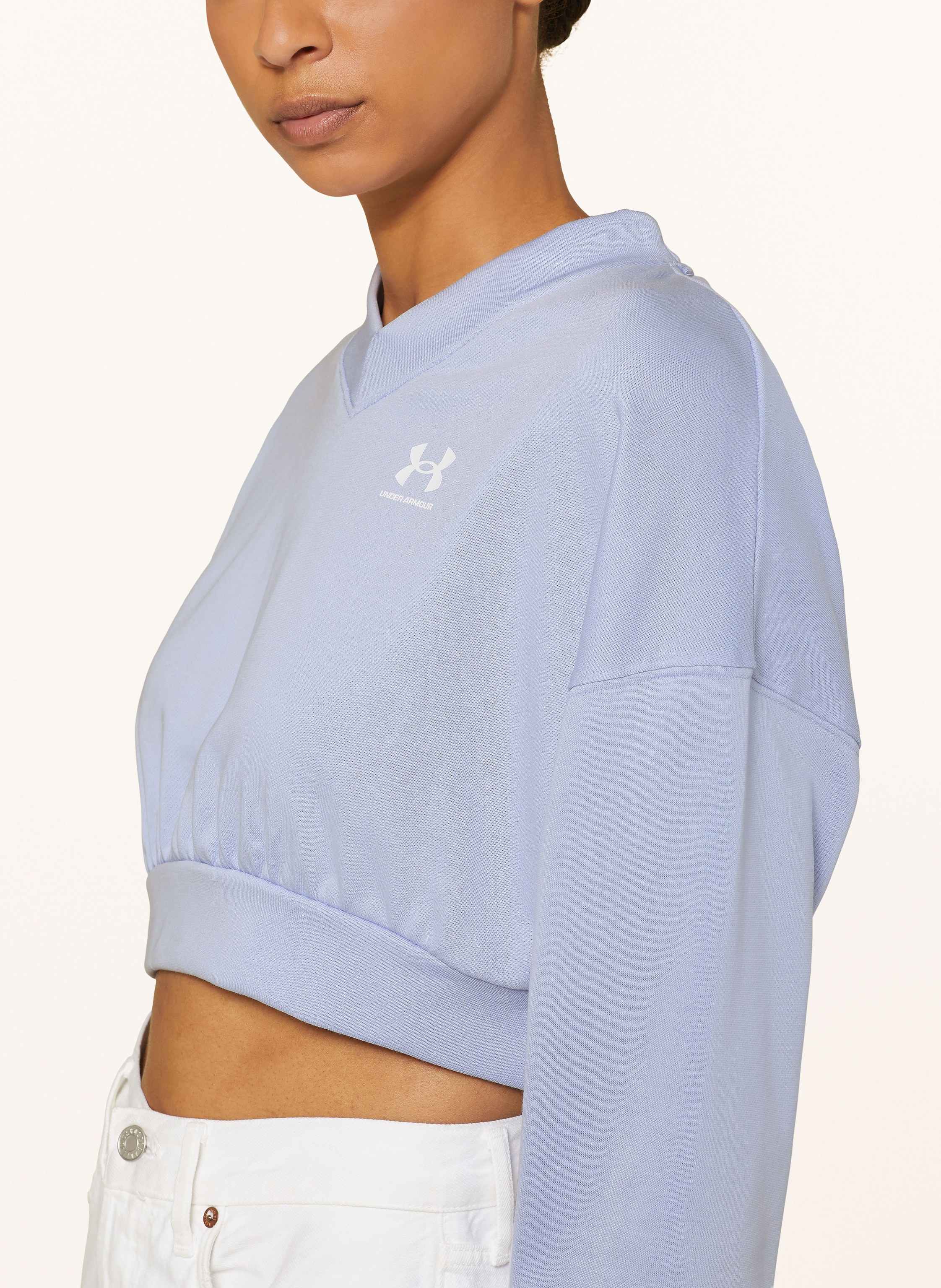 Thumbnail - Under Armour Cropped-Sweatshirt Ua Rival blau