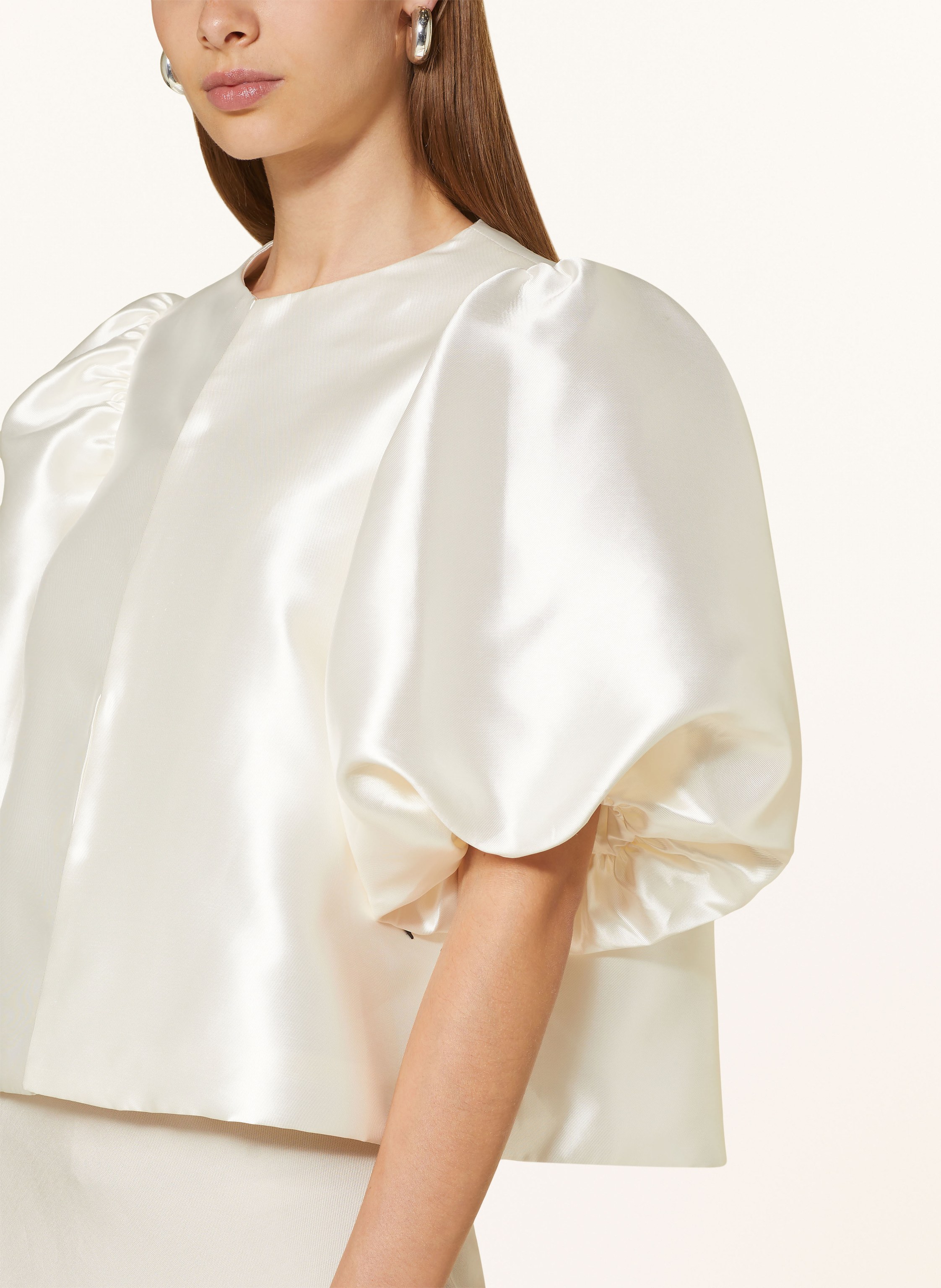 Thumbnail - Malina Blusenshirt Cleo Aus Satin beige