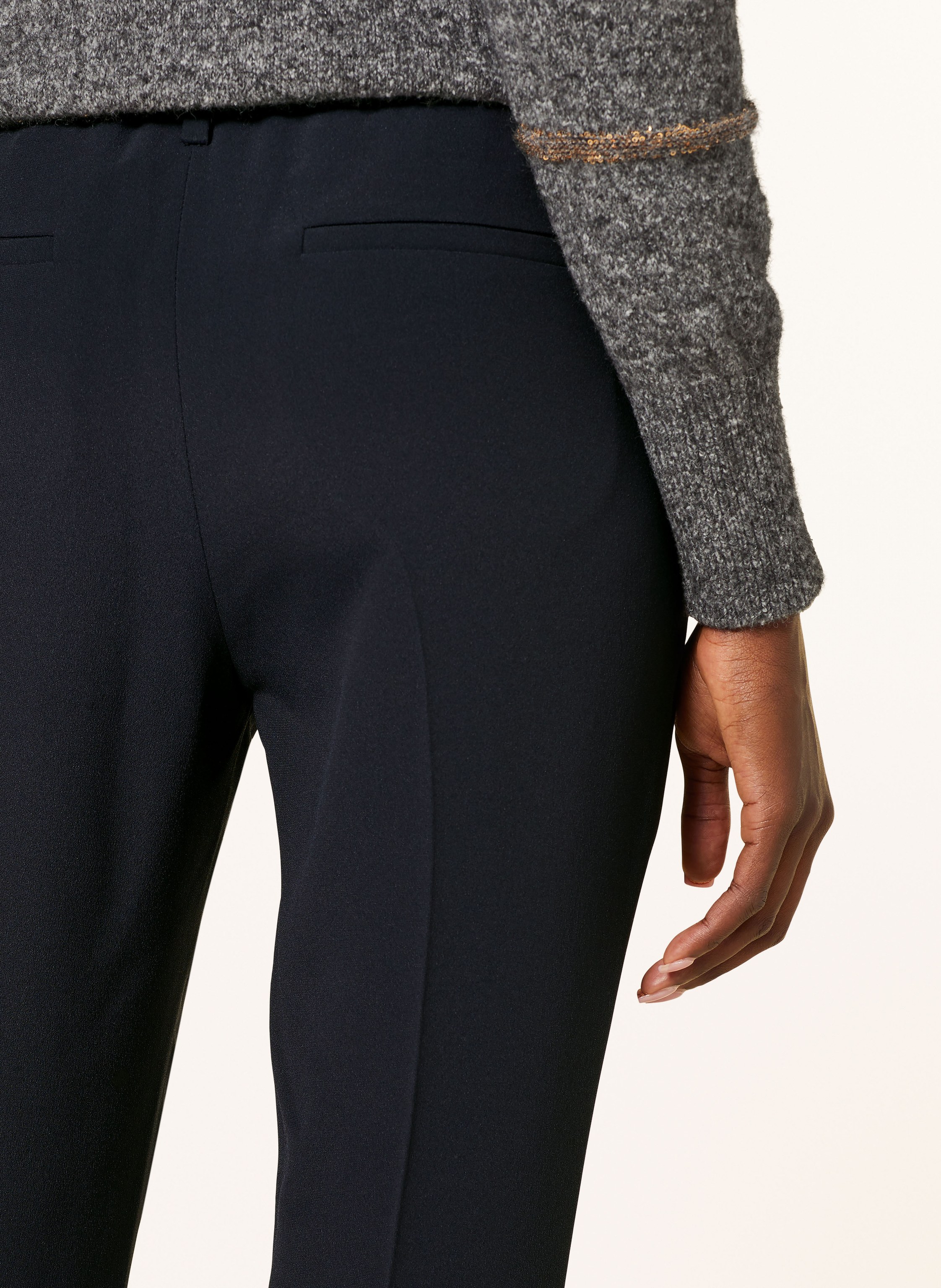 Brunello Cucinelli 7/8-Hose Mit Seide blau – Bild 2