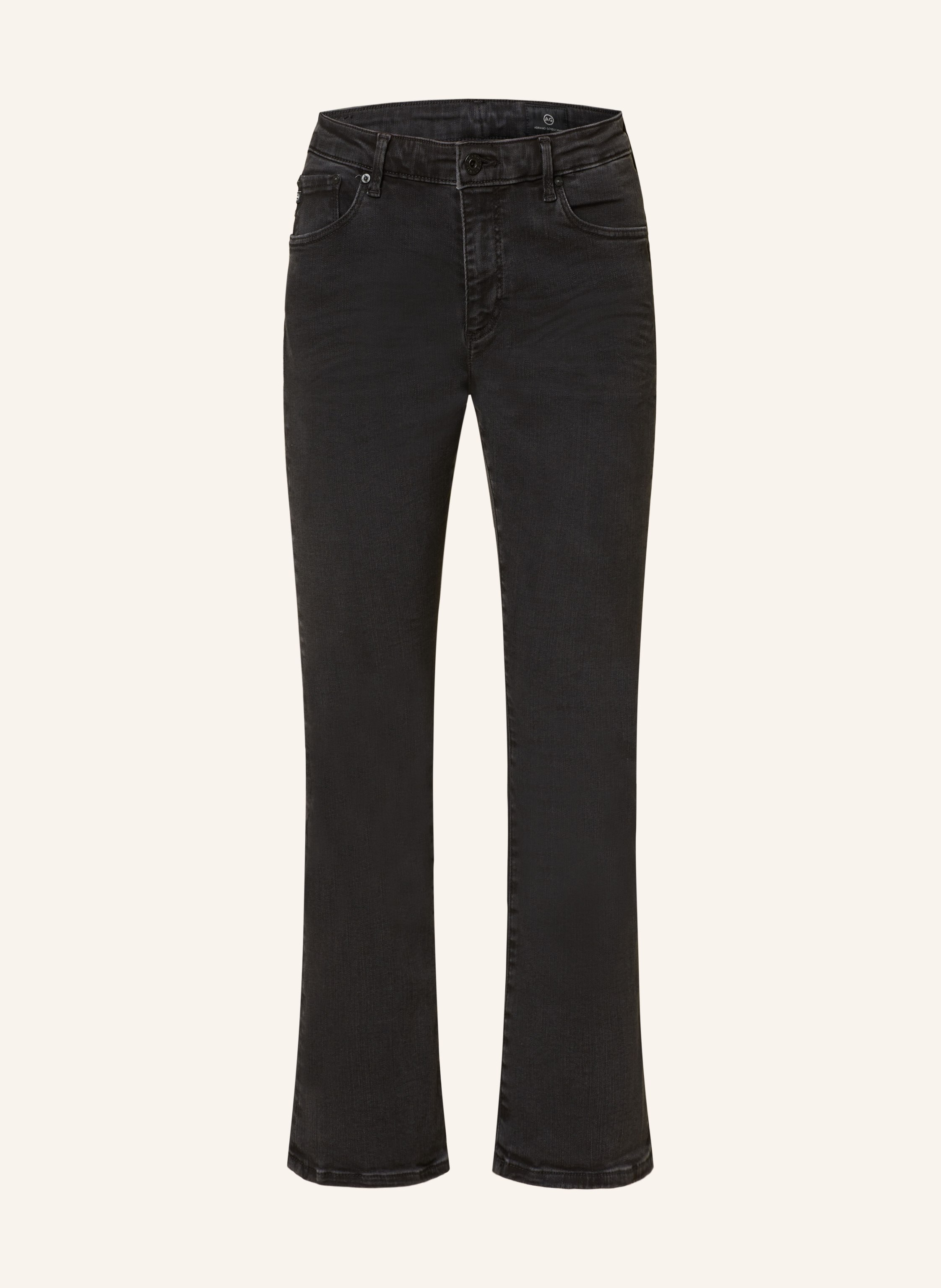 Farfetch Ag Bootcut Jeans Farfetch Ag Jeans Black AG Jeans 7/8