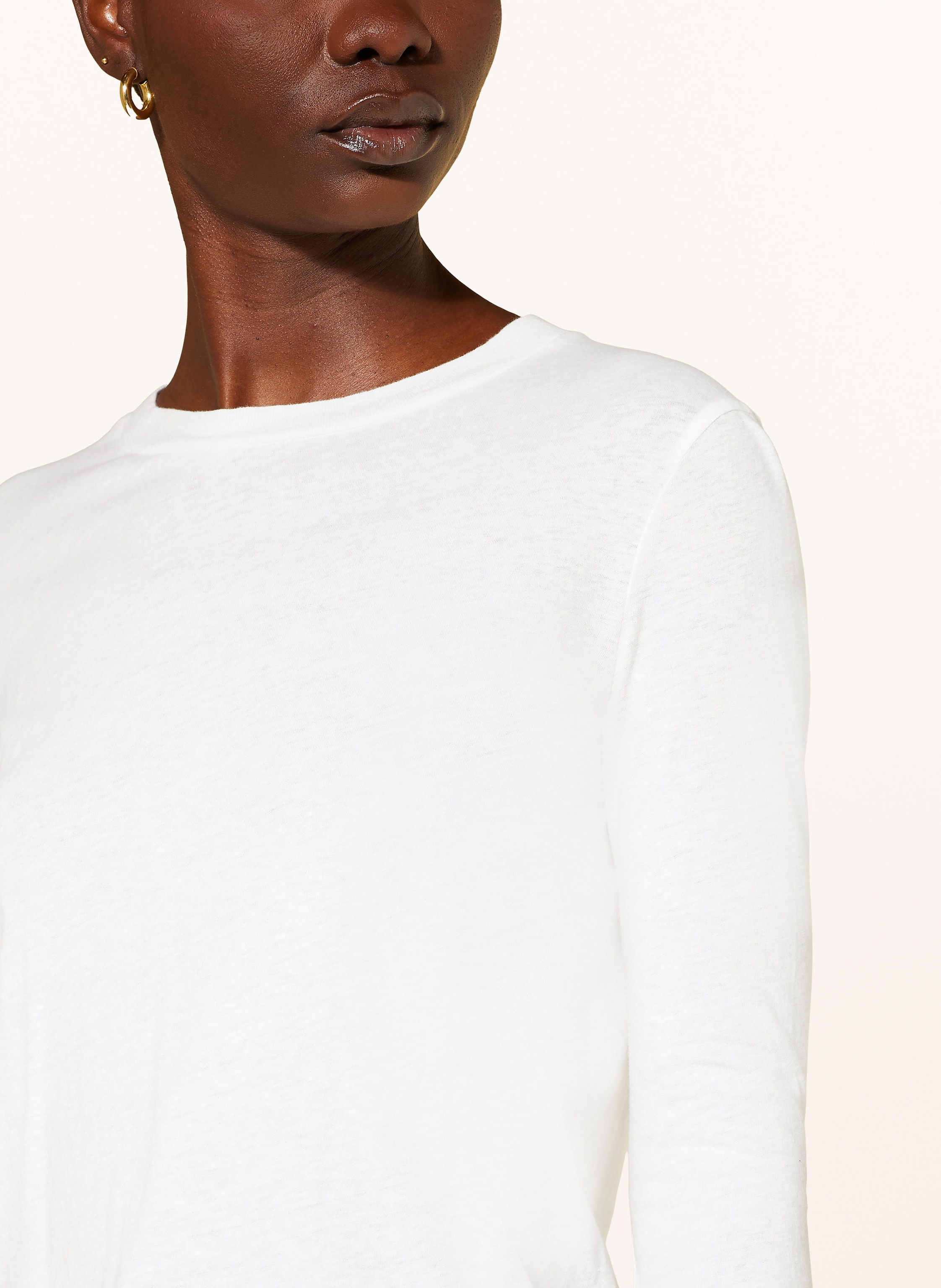 Thumbnail - American Vintage Longsleeve Gamipy weiss