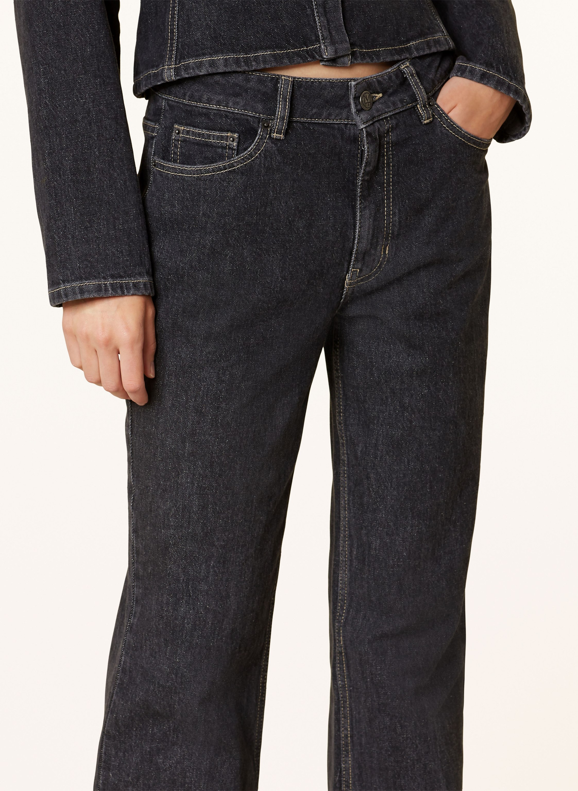 Thumbnail - Msch Copenhagen Straight Jeans Mschreja Ena schwarz