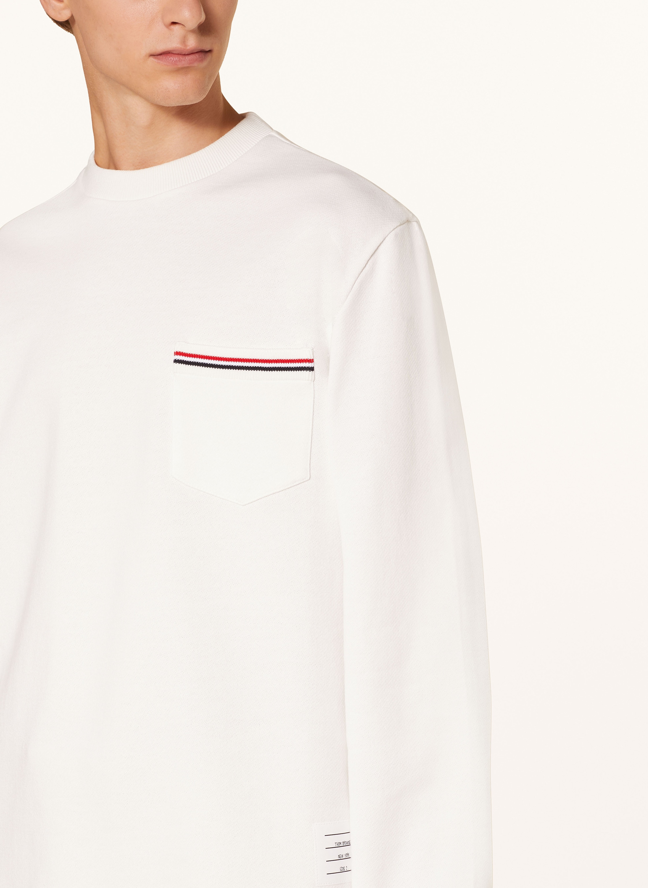 Thumbnail - Thom Browne. Sweatshirt weiss