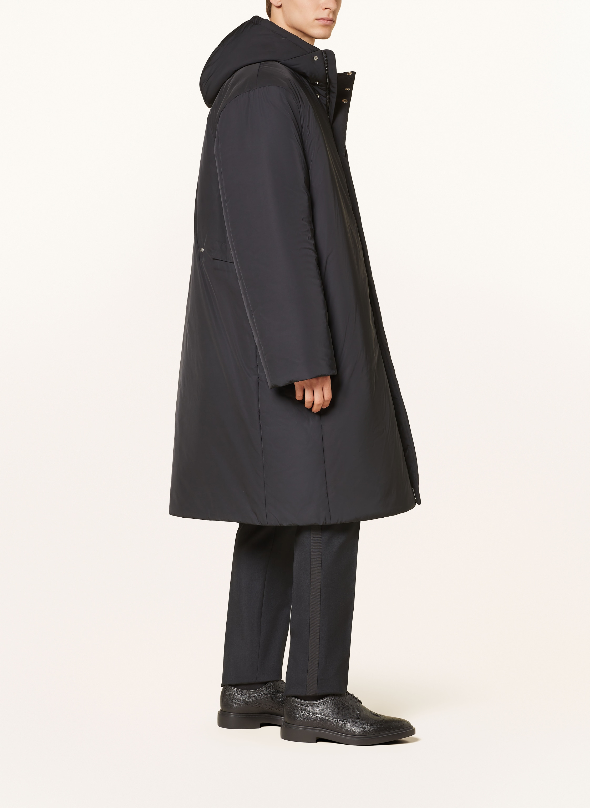 Thumbnail - Thom Browne. Daunenmantel schwarz