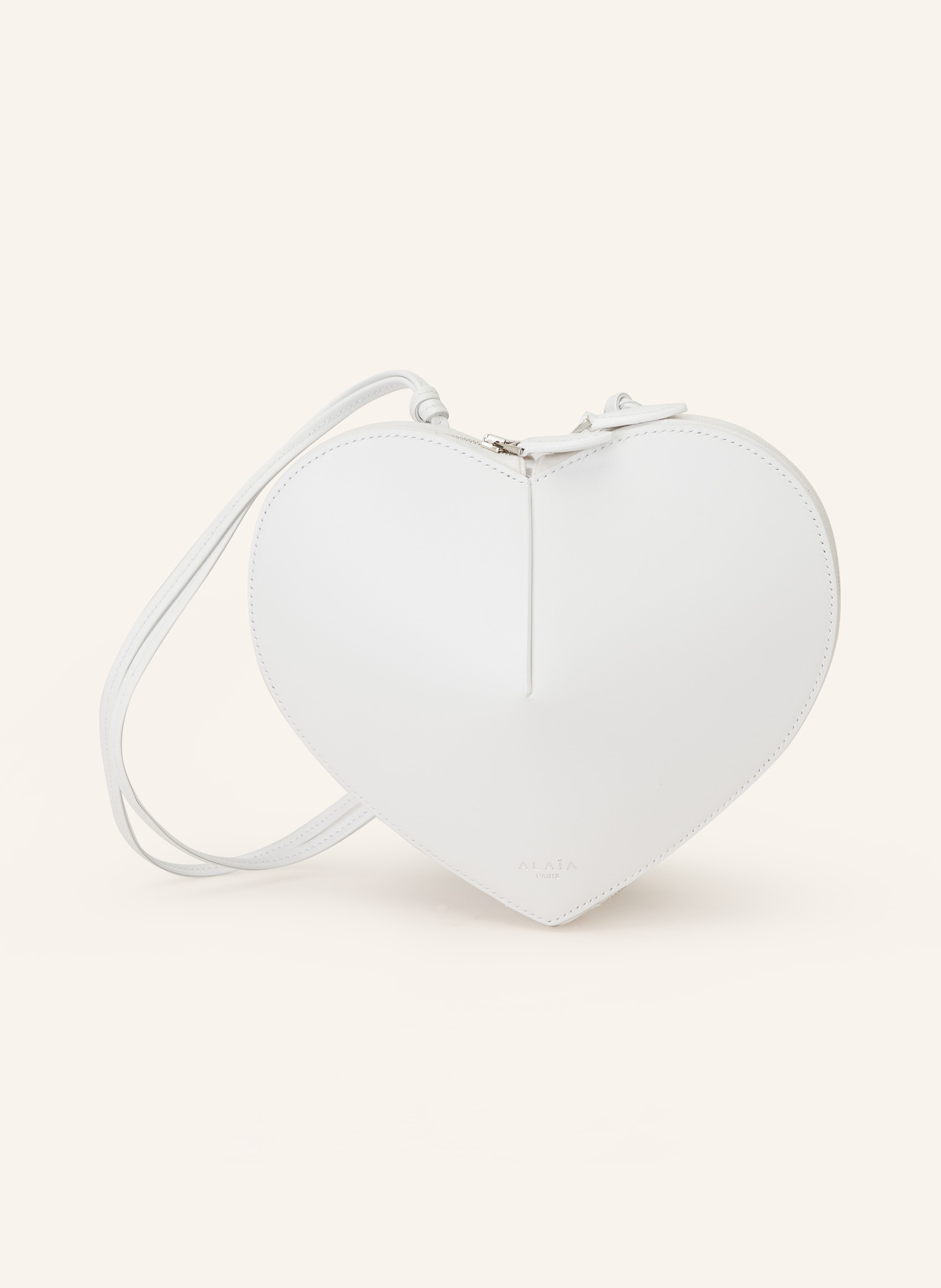 Alaïa Le Coeur in weiss – Umhängetasche